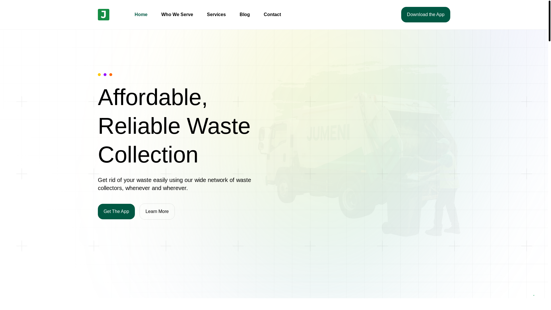 website screenshot of https://jumeni-website.pages.dev/
