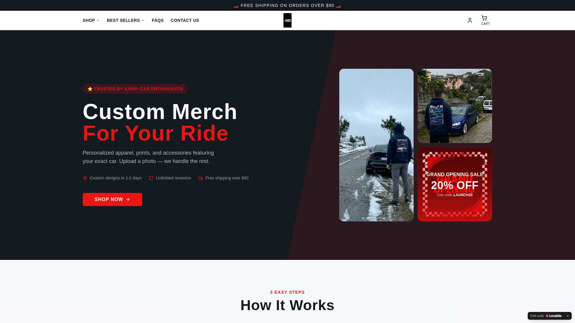 website screenshot of https://apexthreadshop.com/