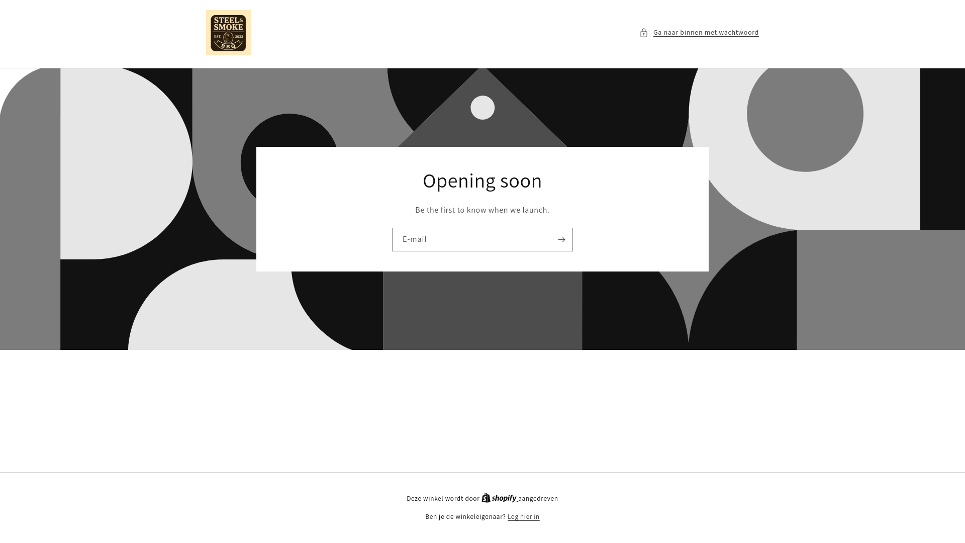 website screenshot of https://steelandsmoke.nl/