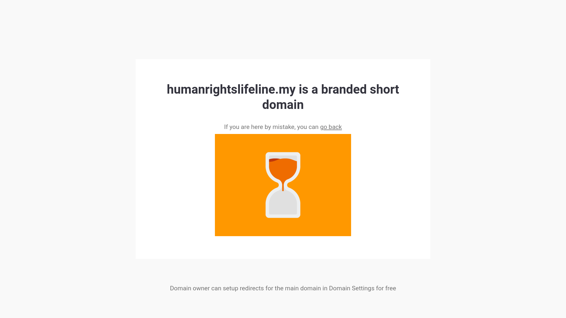website screenshot of https://humanrightslifeline.my/