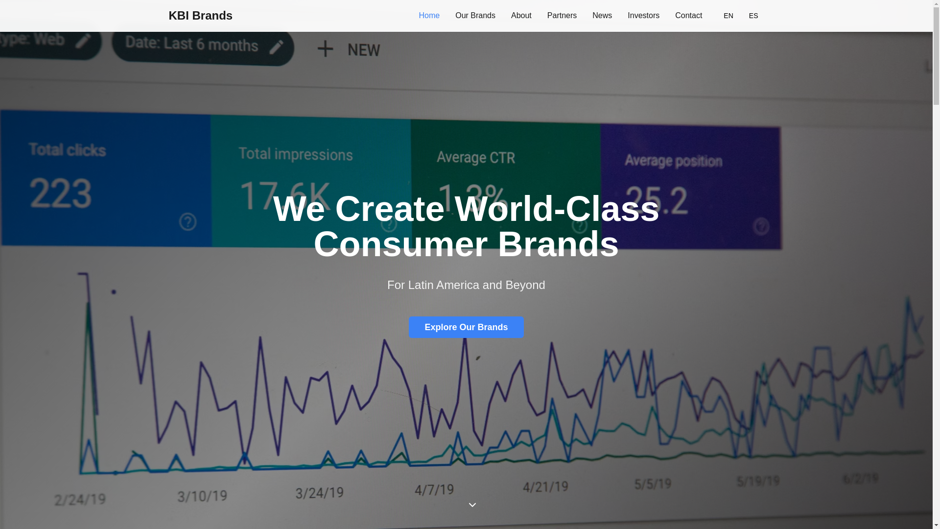 website screenshot of https://kbibrands.pages.dev/