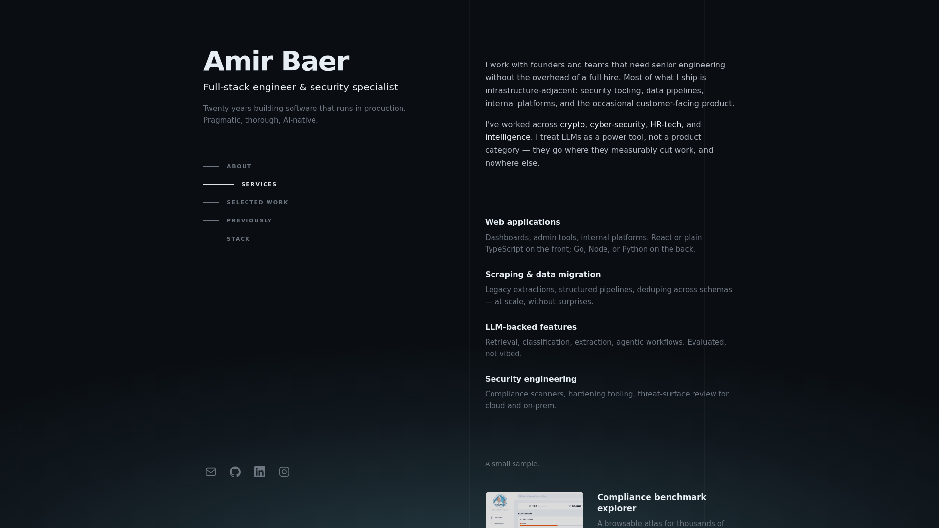 website screenshot of https://amirbaer-com.pages.dev/