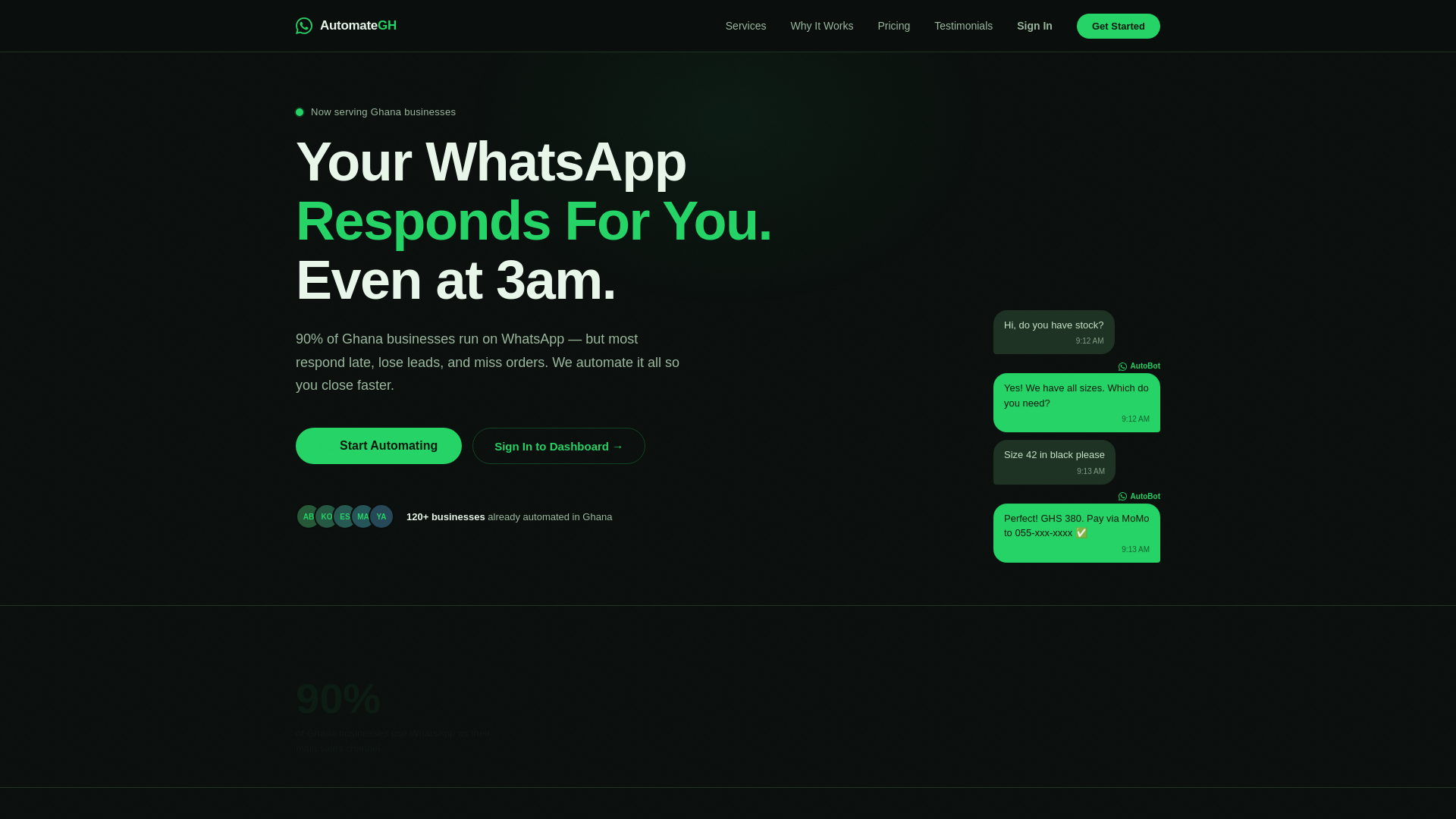 website screenshot of https://opadavautomations.online/