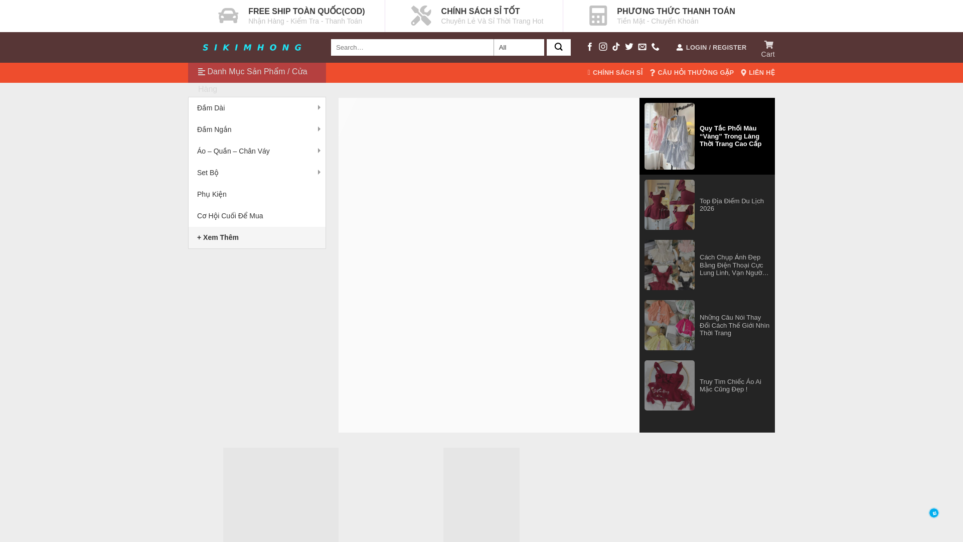 website screenshot of https://sikimhongshop.com/