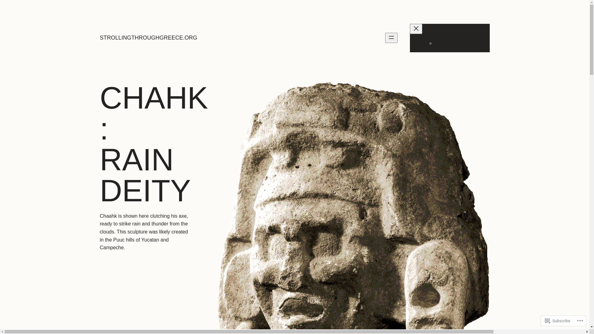 website screenshot of https://strollingthroughgreece.org/