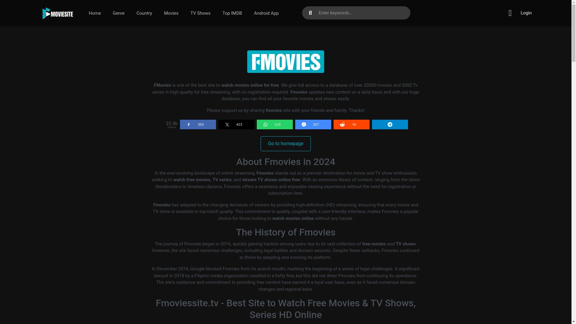 website screenshot of https://fmovies-tv.tv/