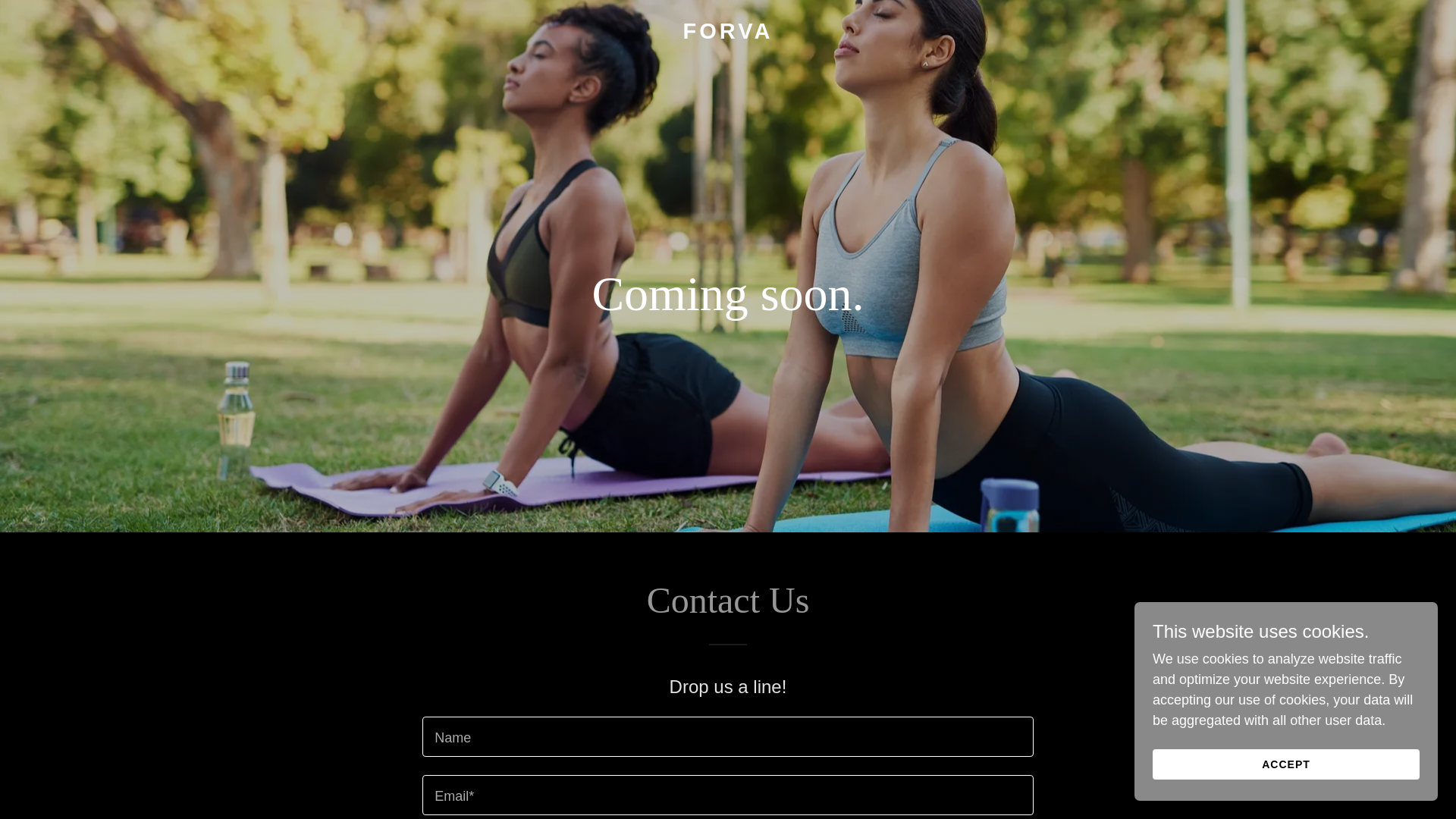 website screenshot of https://forvahealth.com/