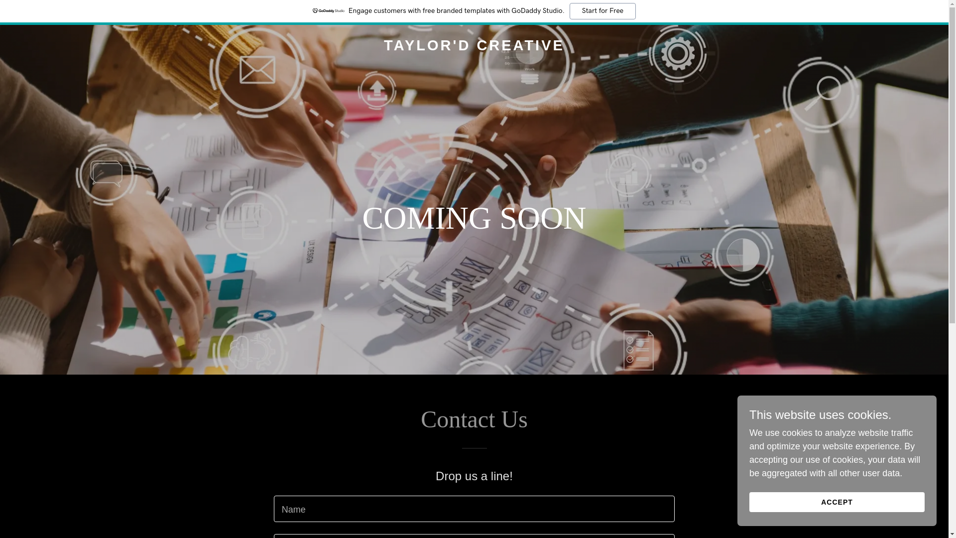 website screenshot of https://taylord-creative.com/
