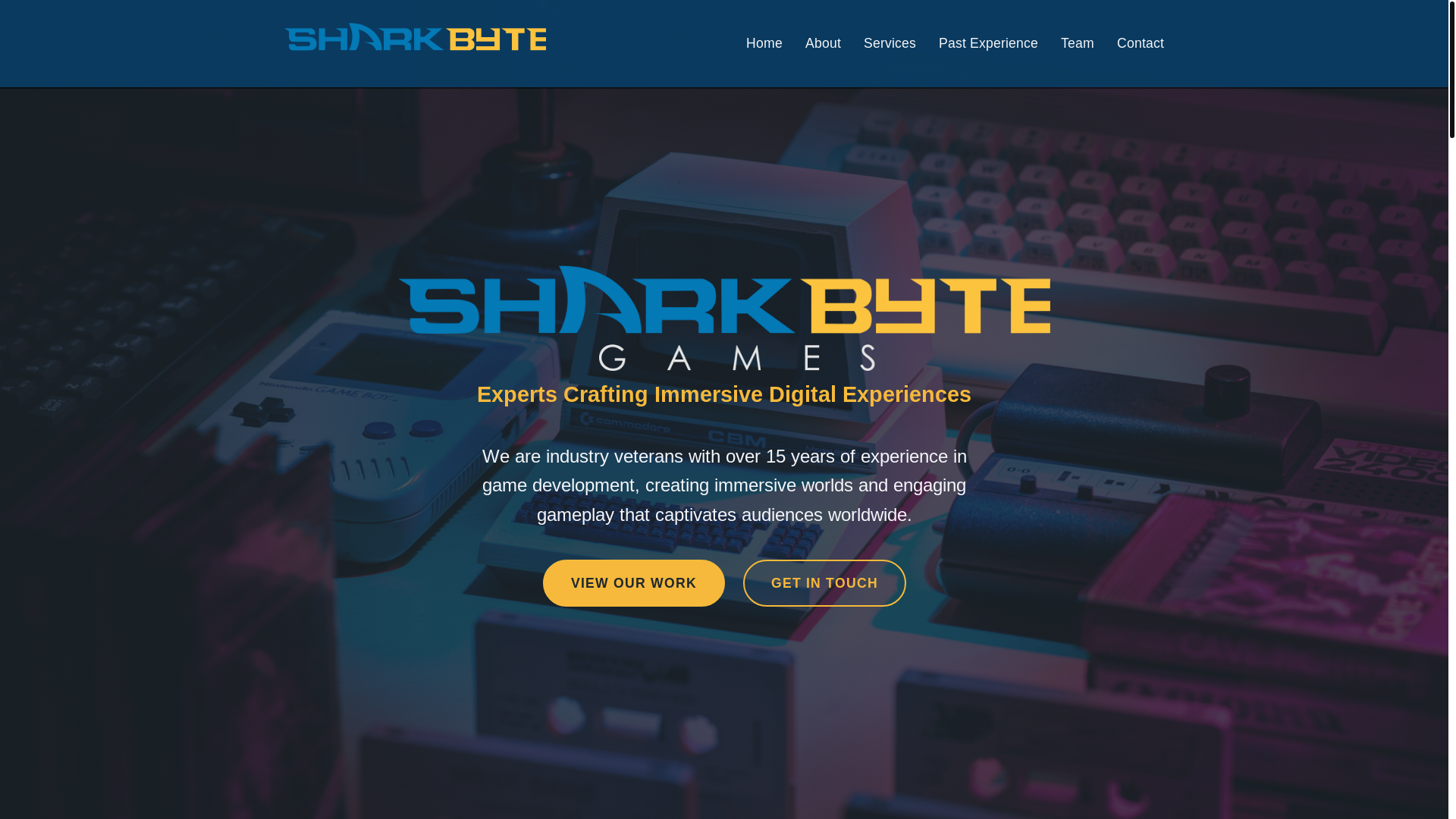 website screenshot of https://sharkbytesoftware.net/