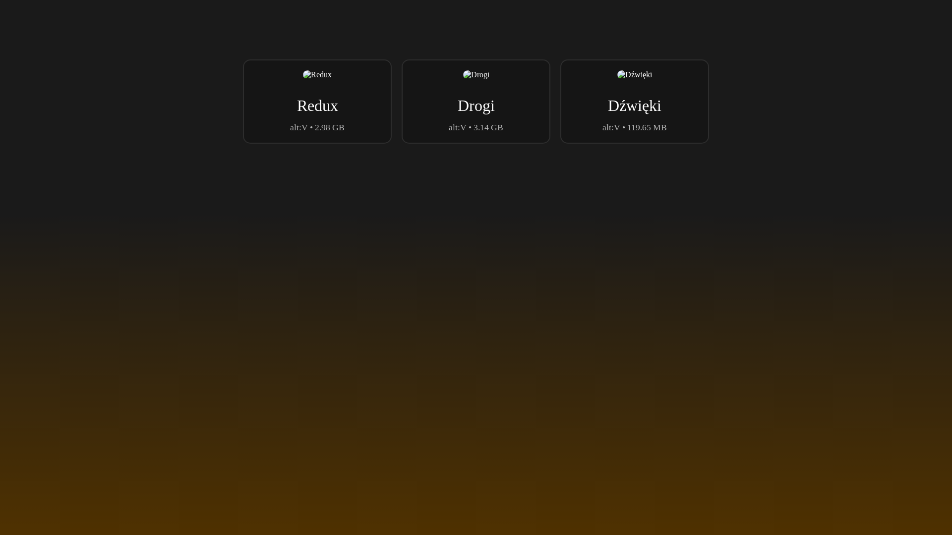 website screenshot of https://zimon.space/download/?redux=sunset