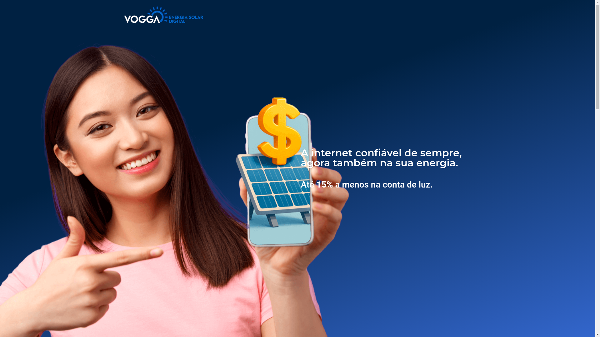 website screenshot of https://voggaenergiadigital.com.br/