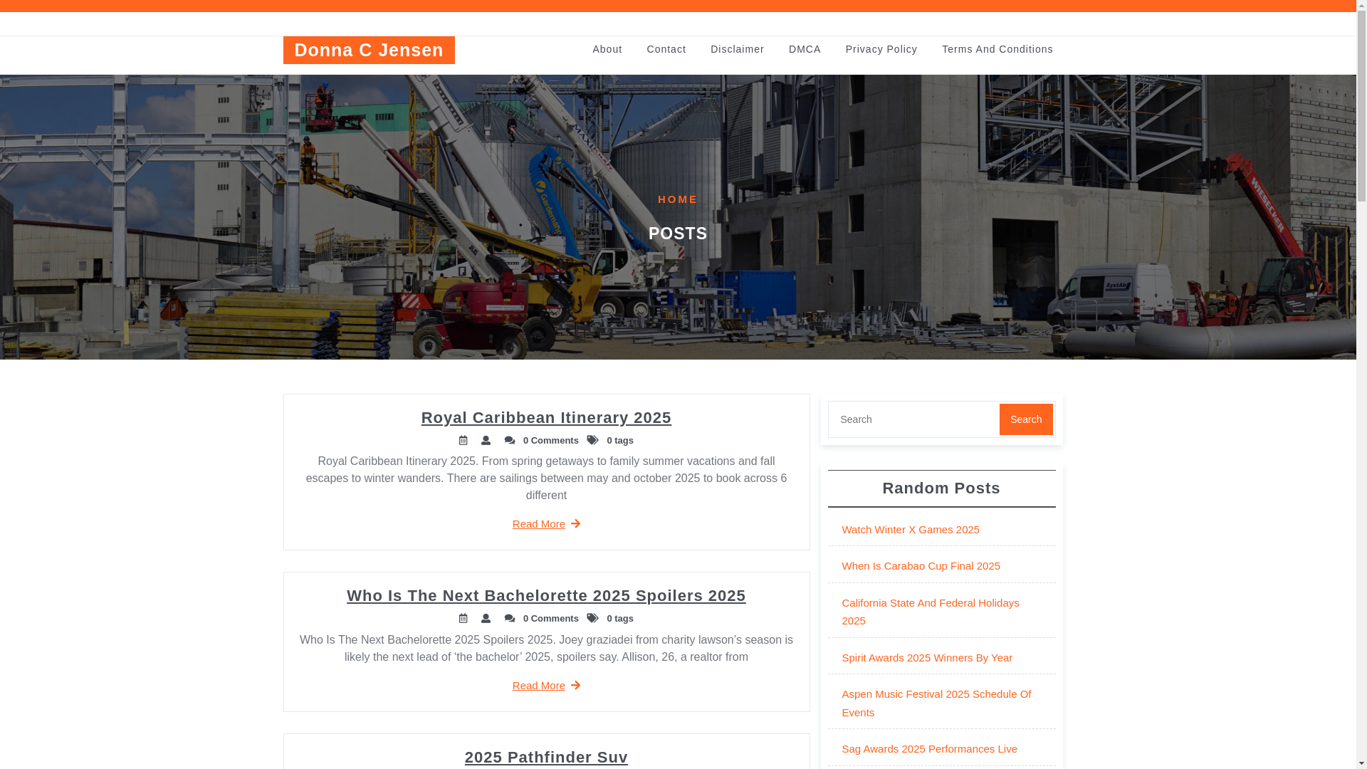 website screenshot of https://donnacjensene.pages.dev/