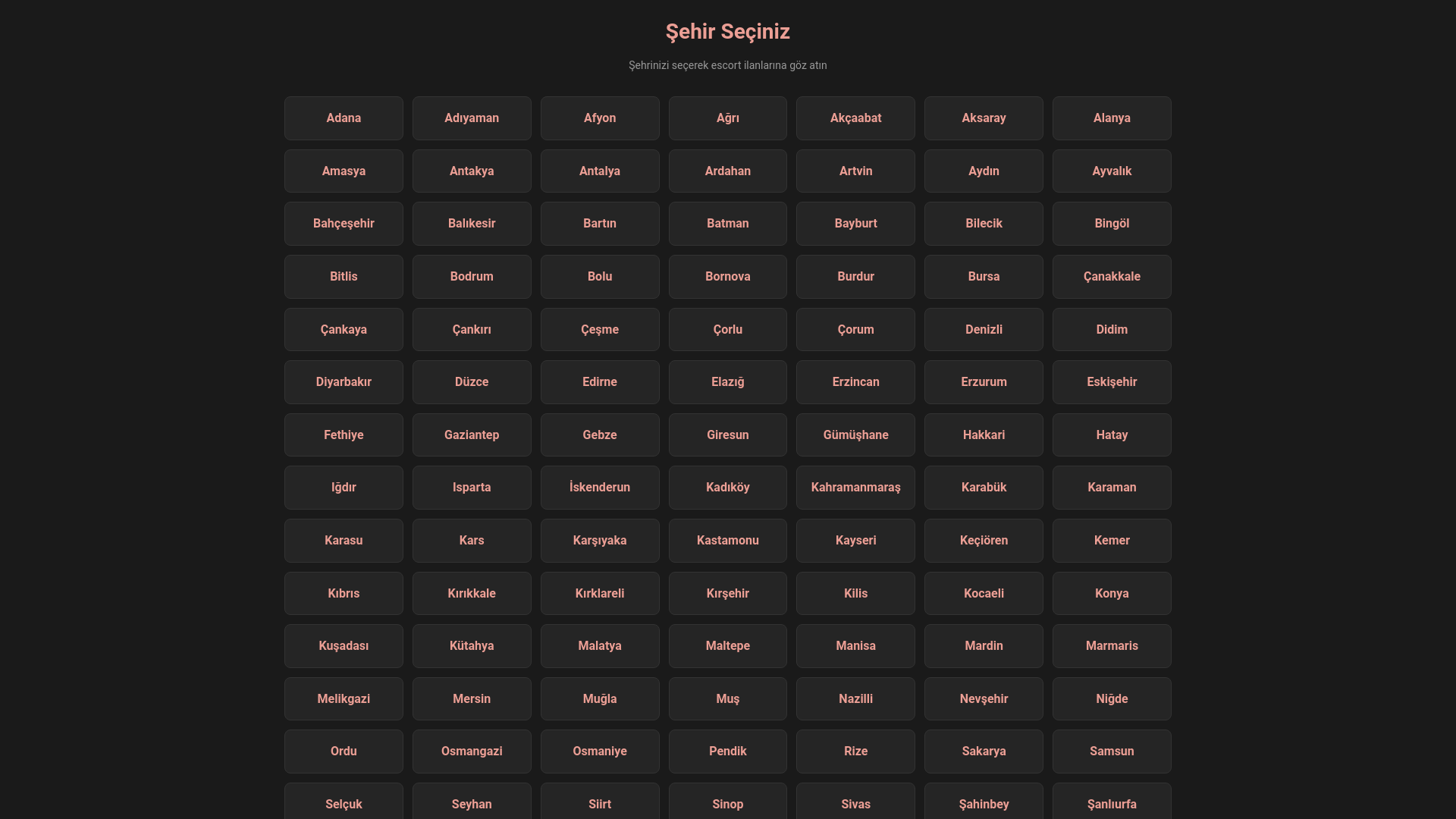 website screenshot of https://royalescort101.xyz/