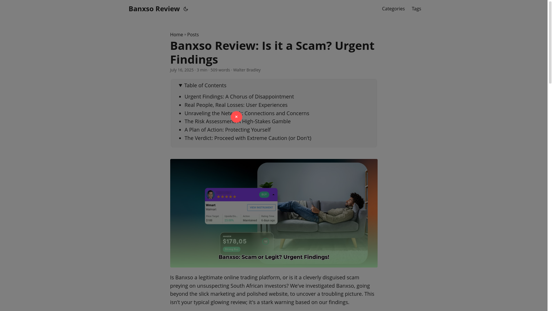 website screenshot of https://banxso-review.pages.dev/