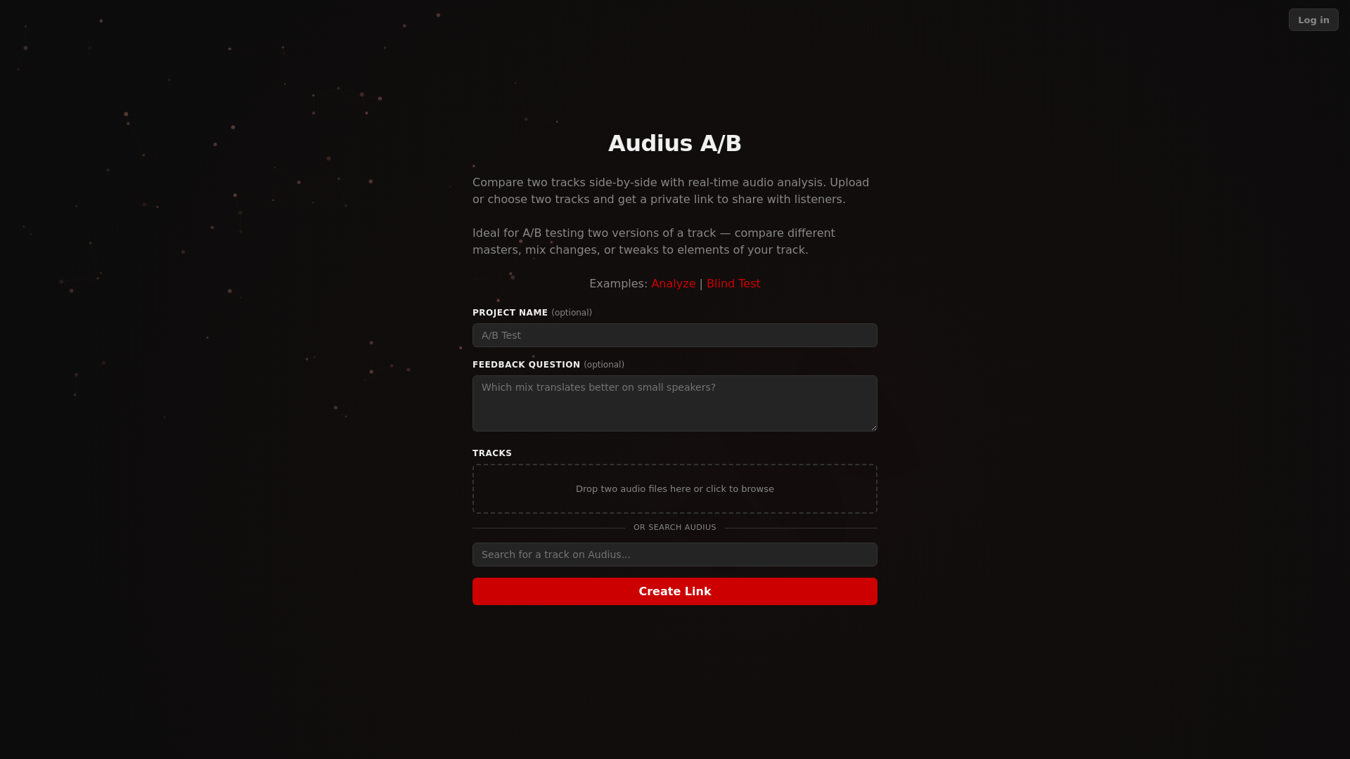 website screenshot of https://audius-ab.pages.dev/