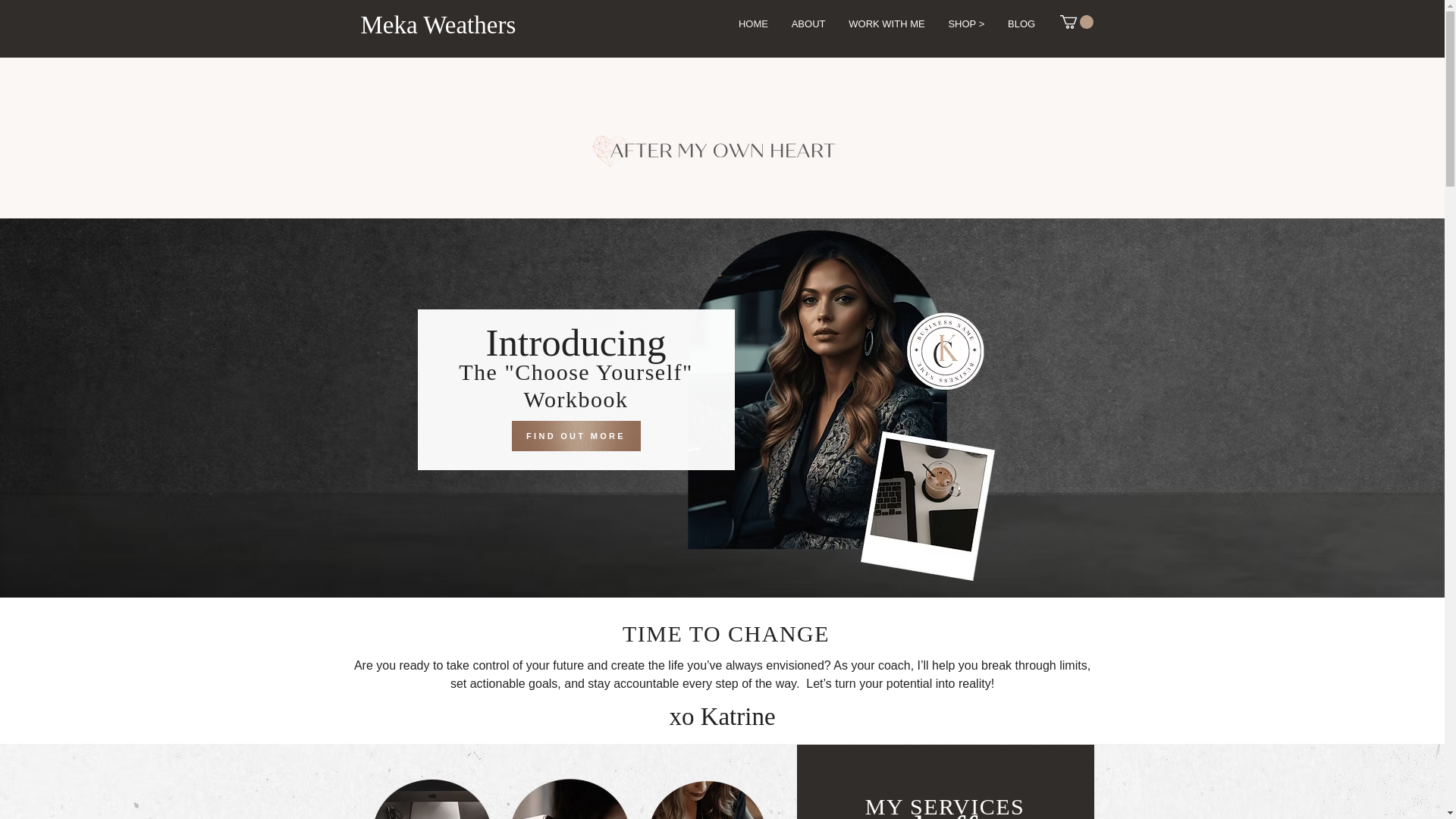 website screenshot of https://imaftermyownheart.com/