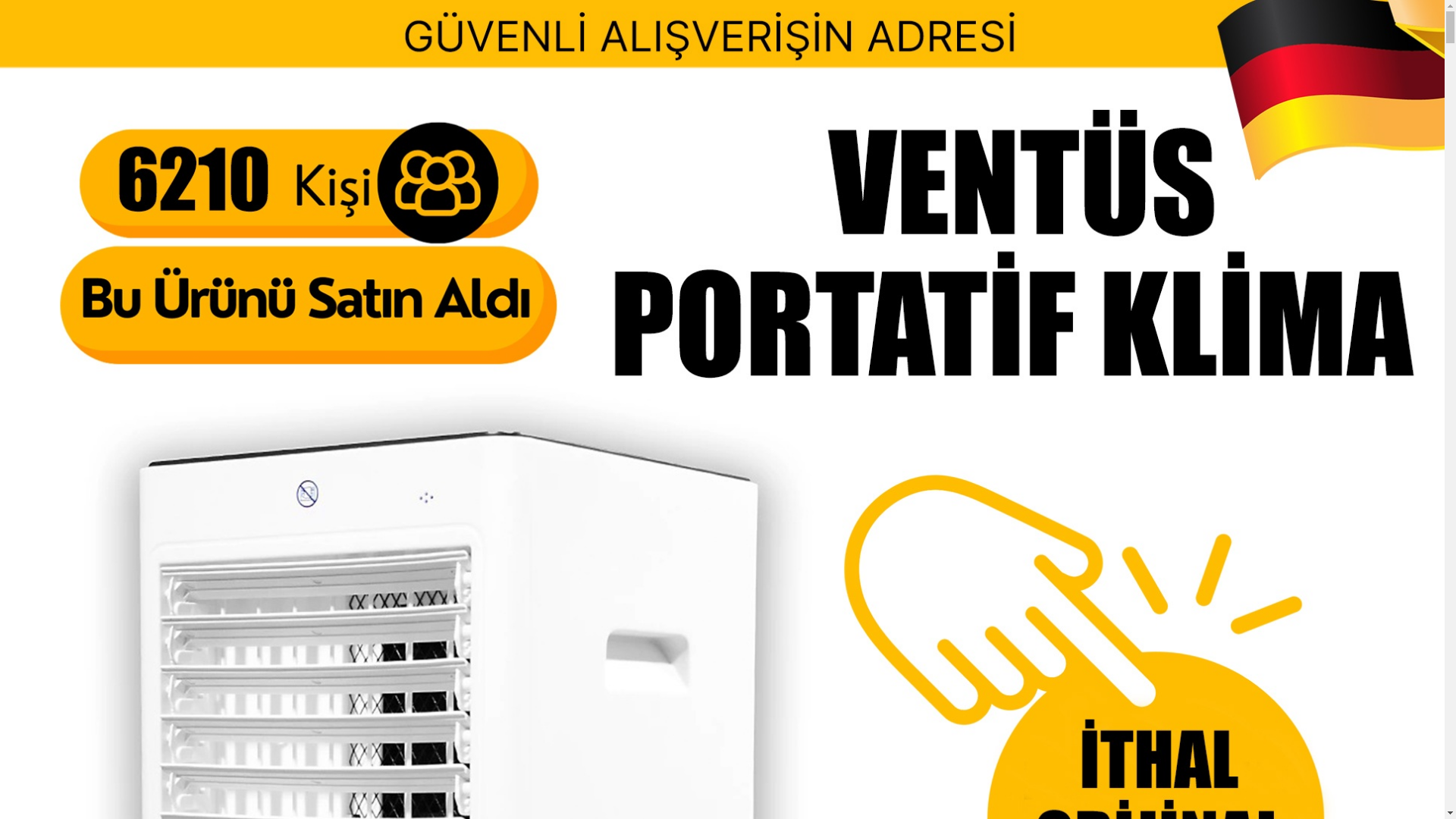 website screenshot of https://sepetteurunum.xyz/