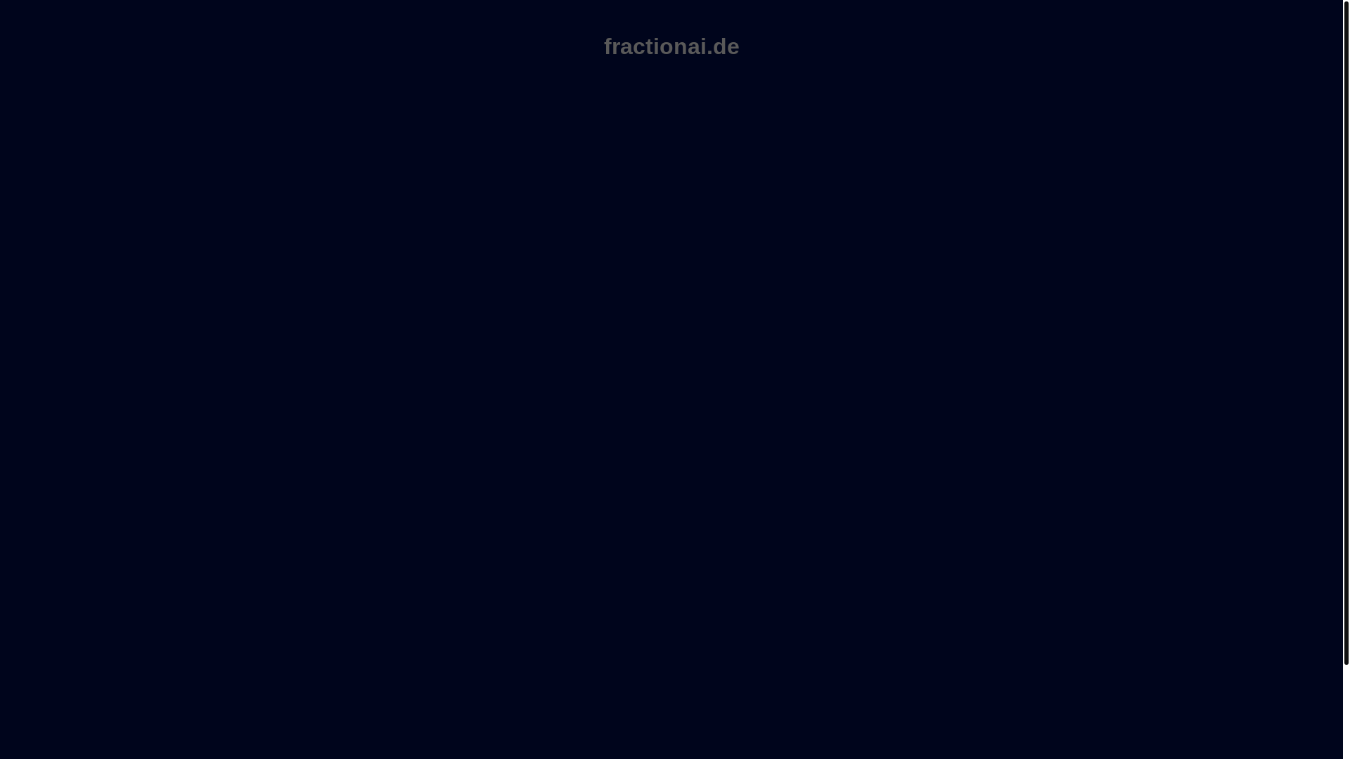 website screenshot of https://fractionai.de/