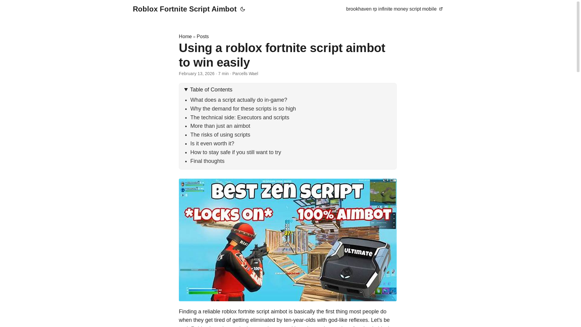 website screenshot of https://roblox-fortnite-script-aimbot.pages.dev/