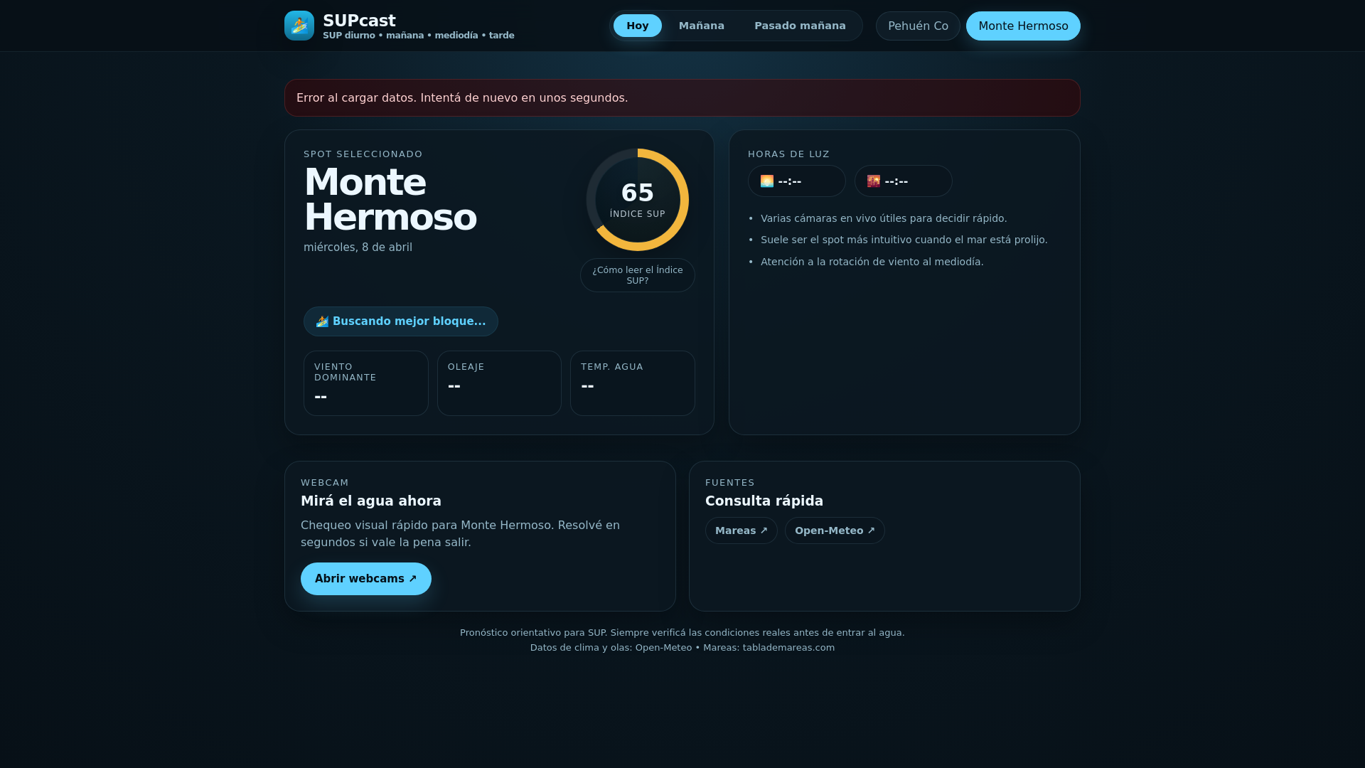 website screenshot of https://supcast.pages.dev/