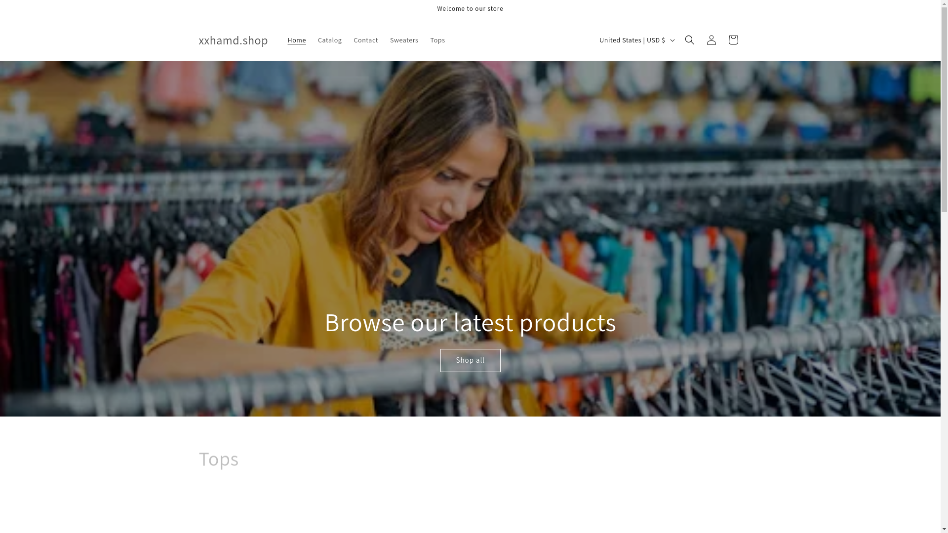 website screenshot of https://xxhamd.shop/