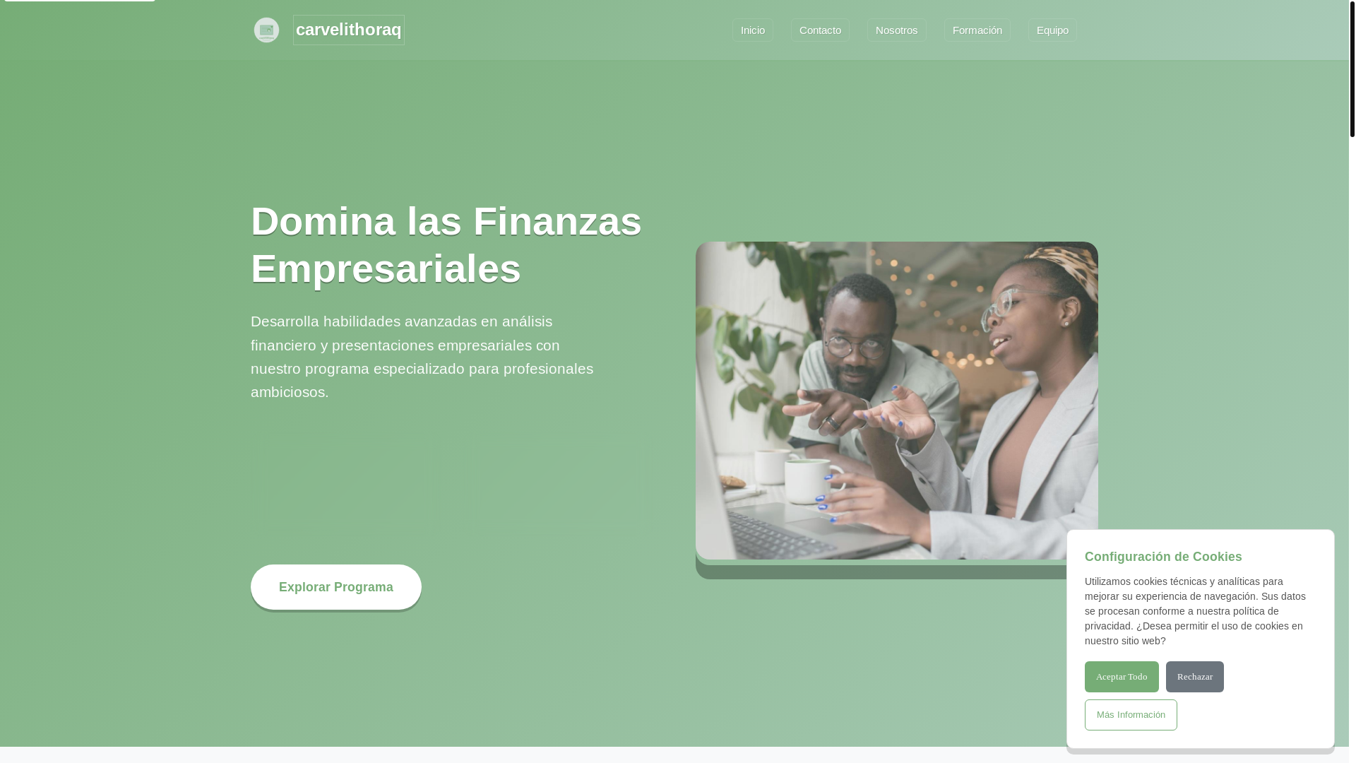 website screenshot of https://carvelithoraq.com