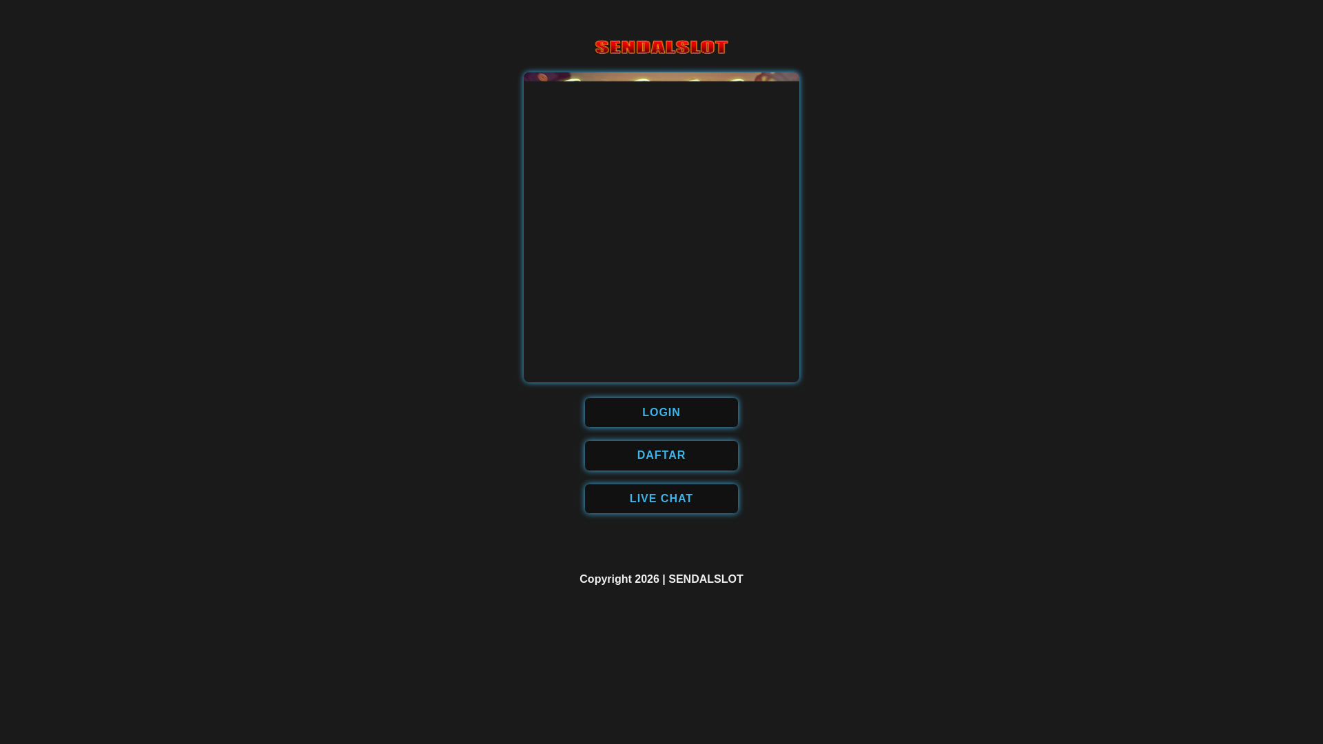 website screenshot of https://sendalslotnet.pages.dev/