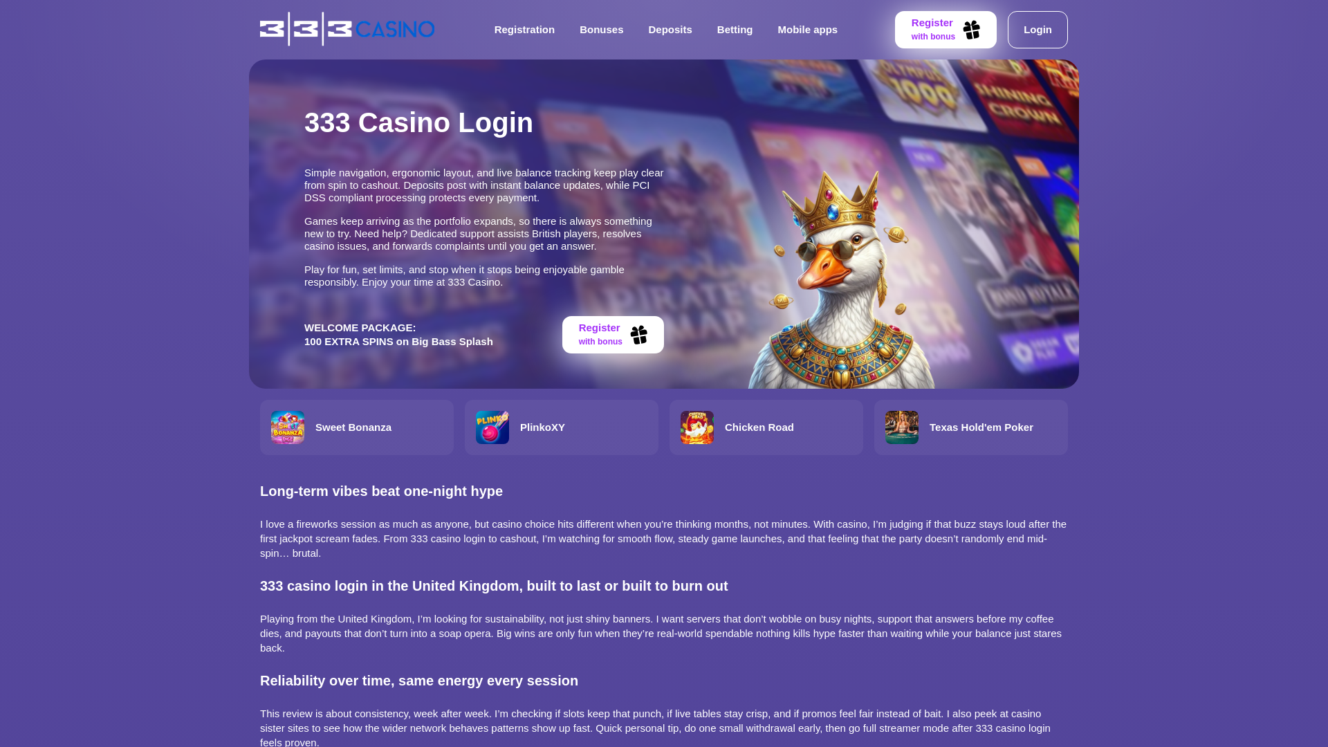 website screenshot of https://333casinologin-uk.com/