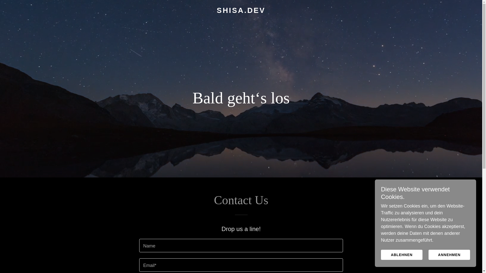 website screenshot of https://shisa.dev/