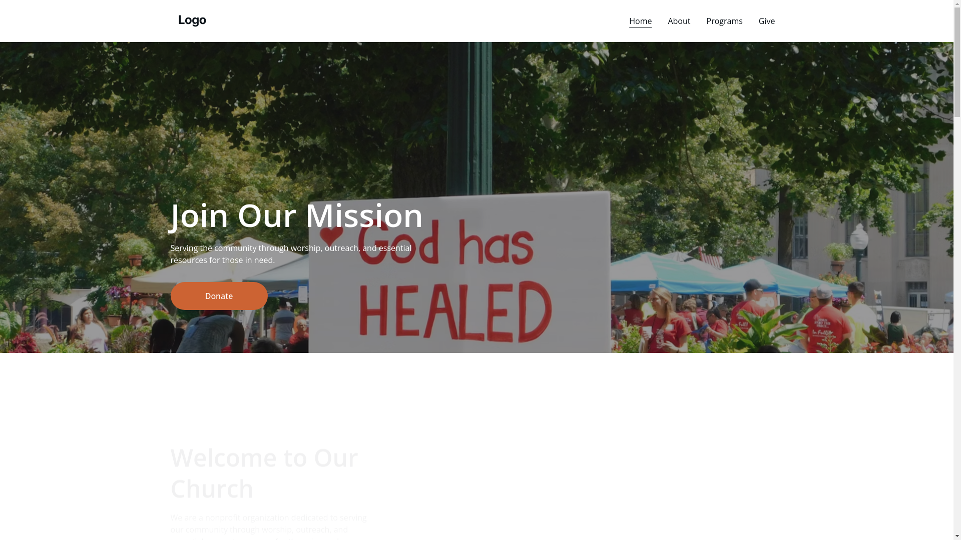 website screenshot of https://thechristianfellowshipchurch.space/