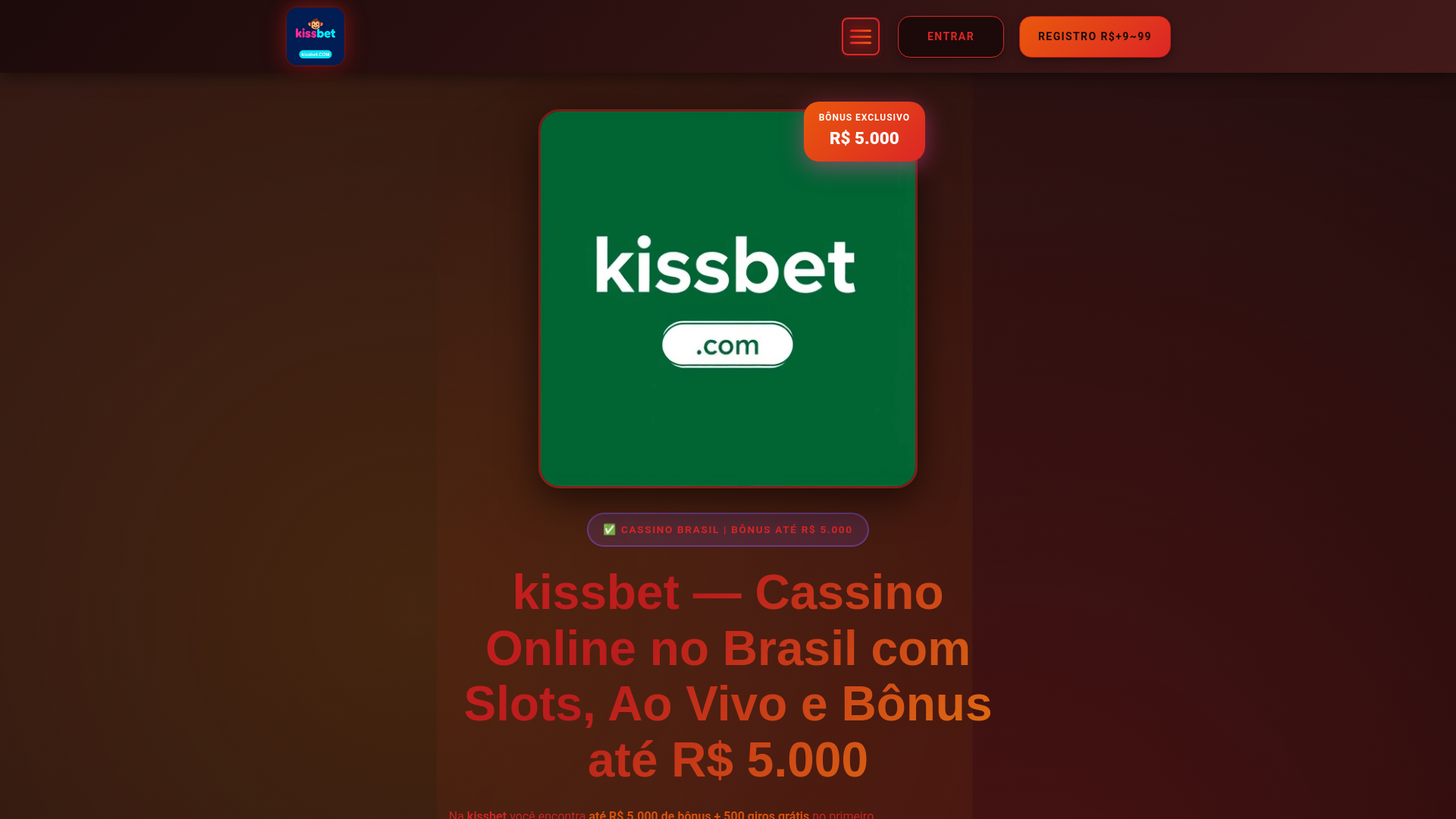 website screenshot of https://kissbetd1.com