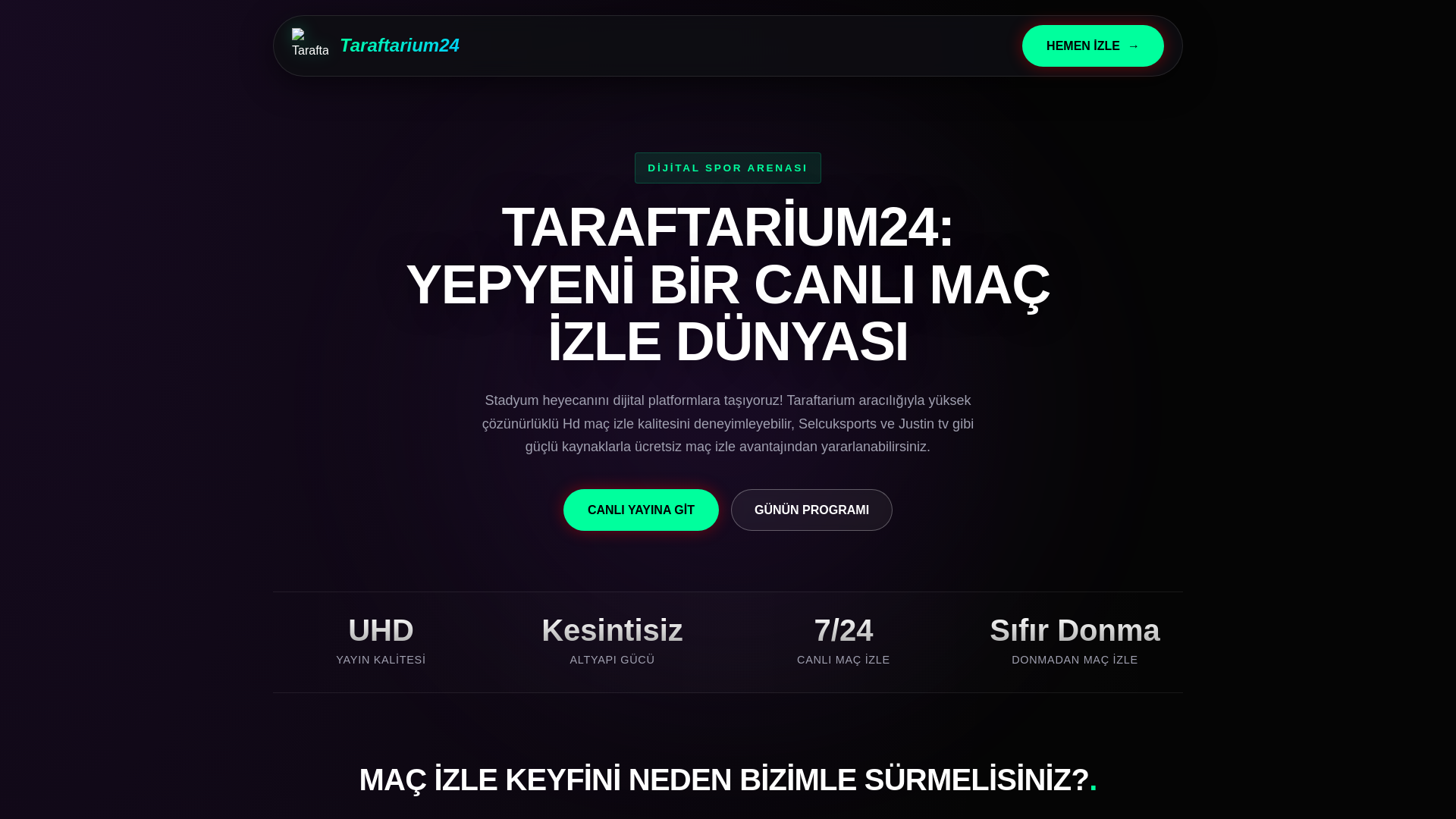 website screenshot of https://taraftarium24-zeustv795.vip/