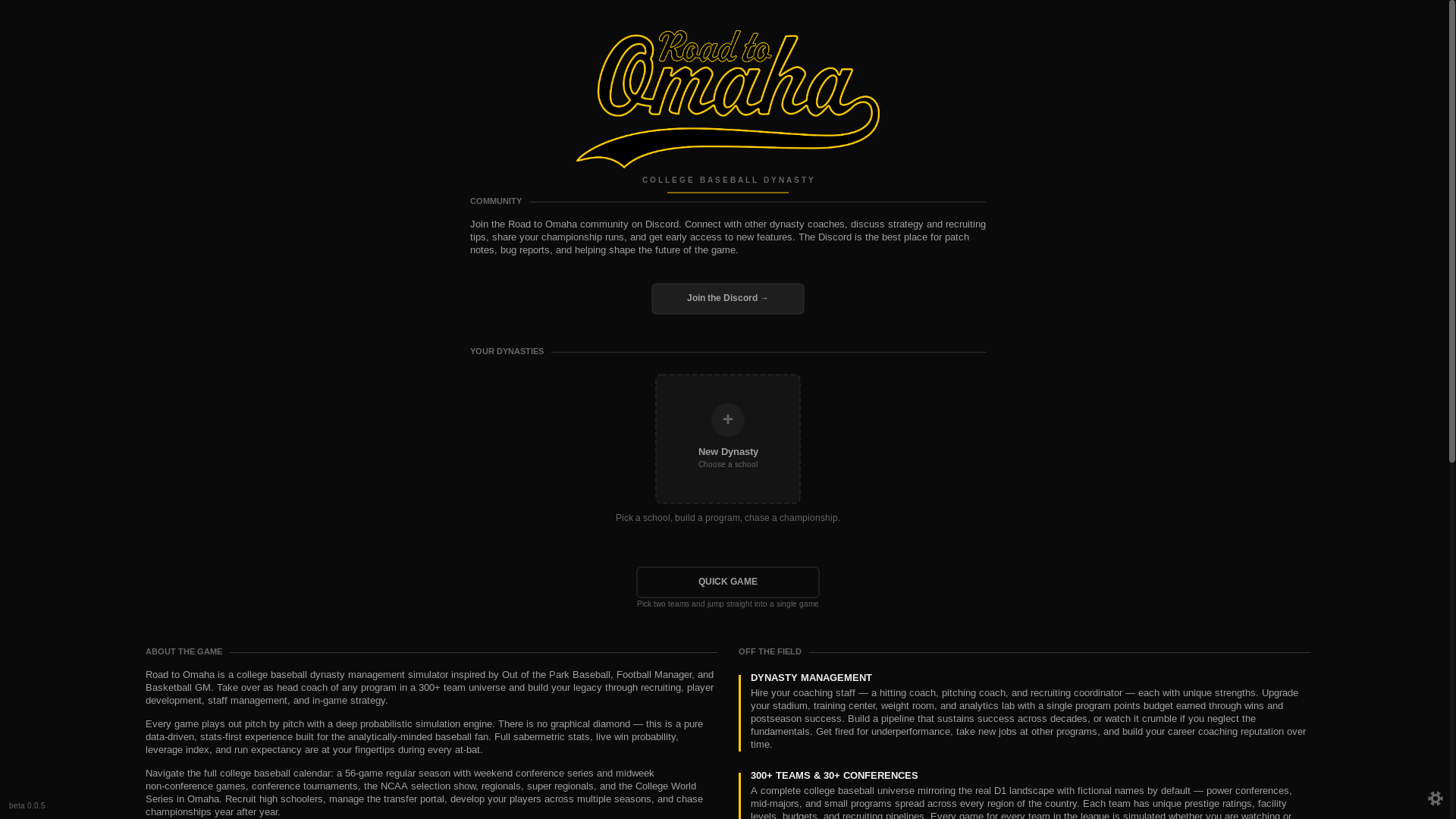 website screenshot of https://roadtoomaha.pages.dev/