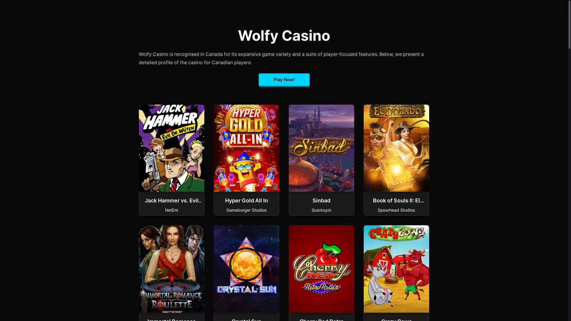 website screenshot of https://wolfycasino777-com.pages.dev/