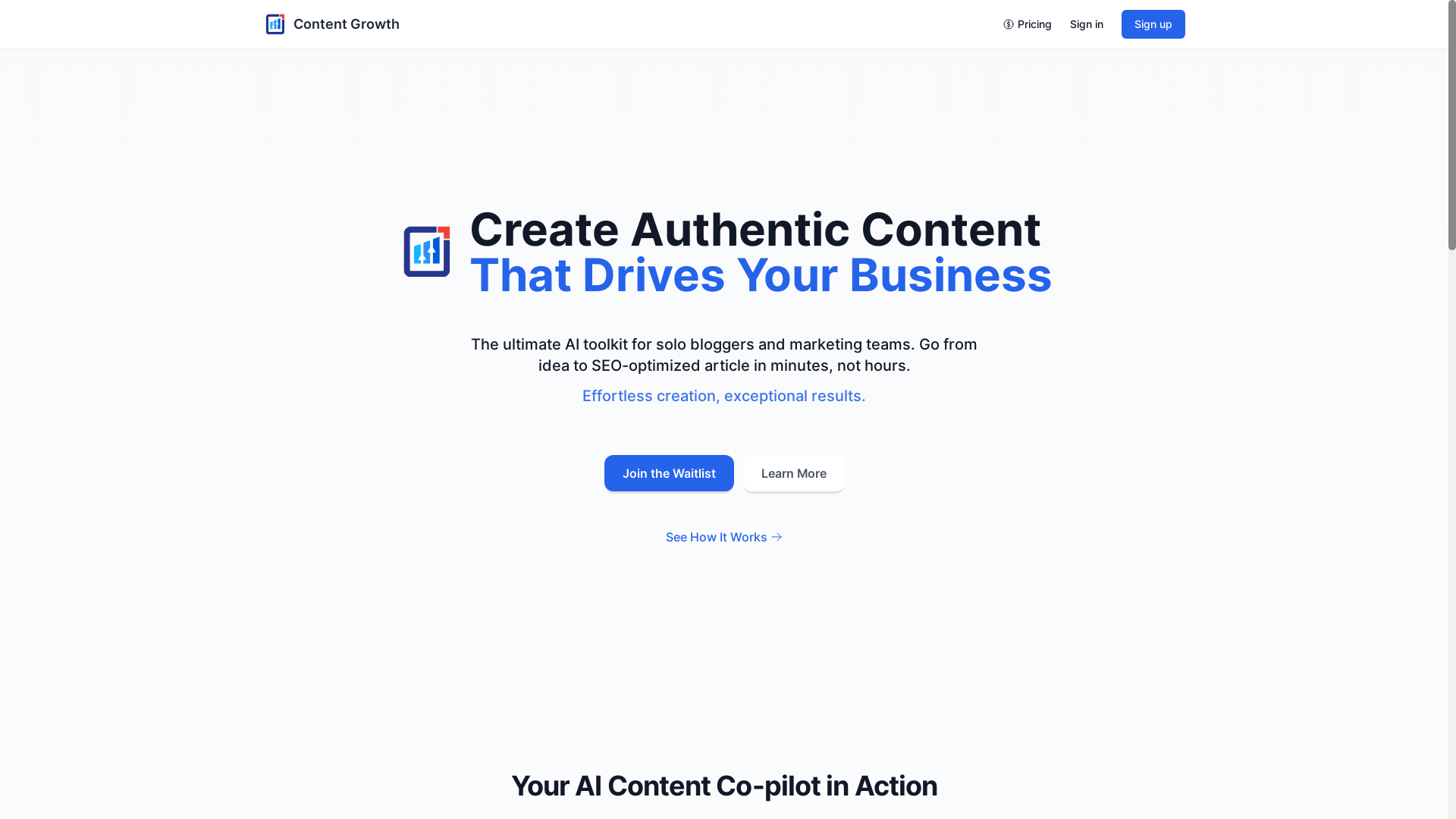 website screenshot of https://content-portal.pages.dev/