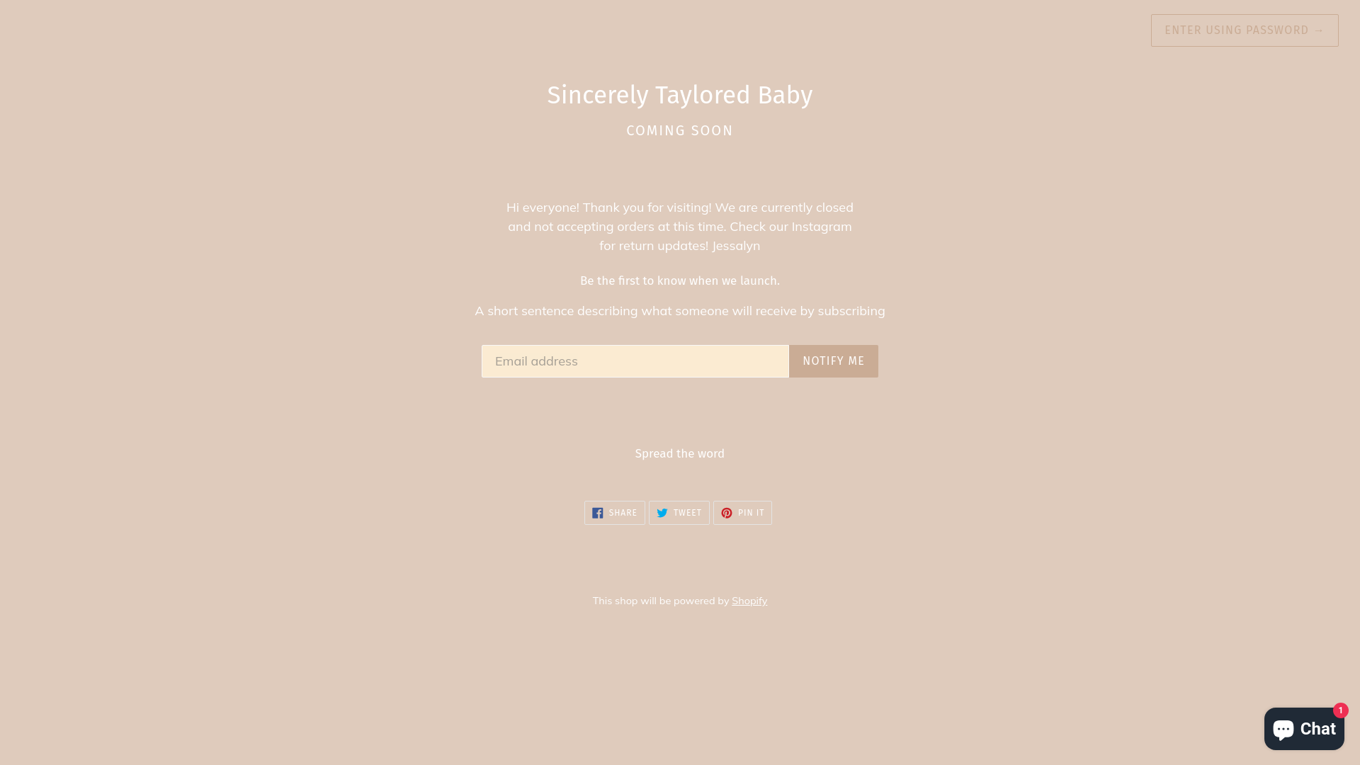 website screenshot of https://oakandbloomco.com/
