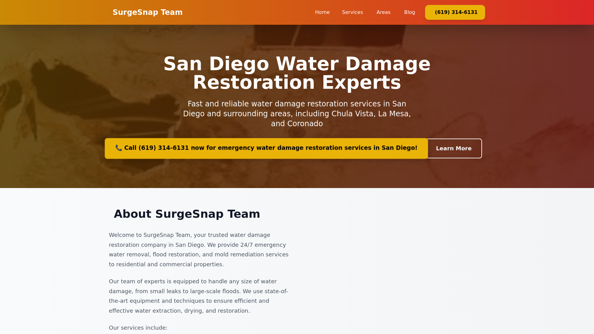 website screenshot of https://surgesnapteam.pages.dev/