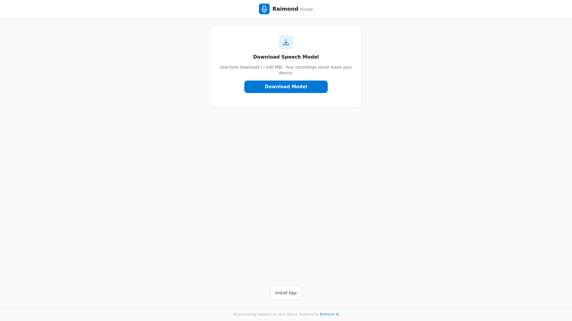 website screenshot of https://dictateraimond.pages.dev/
