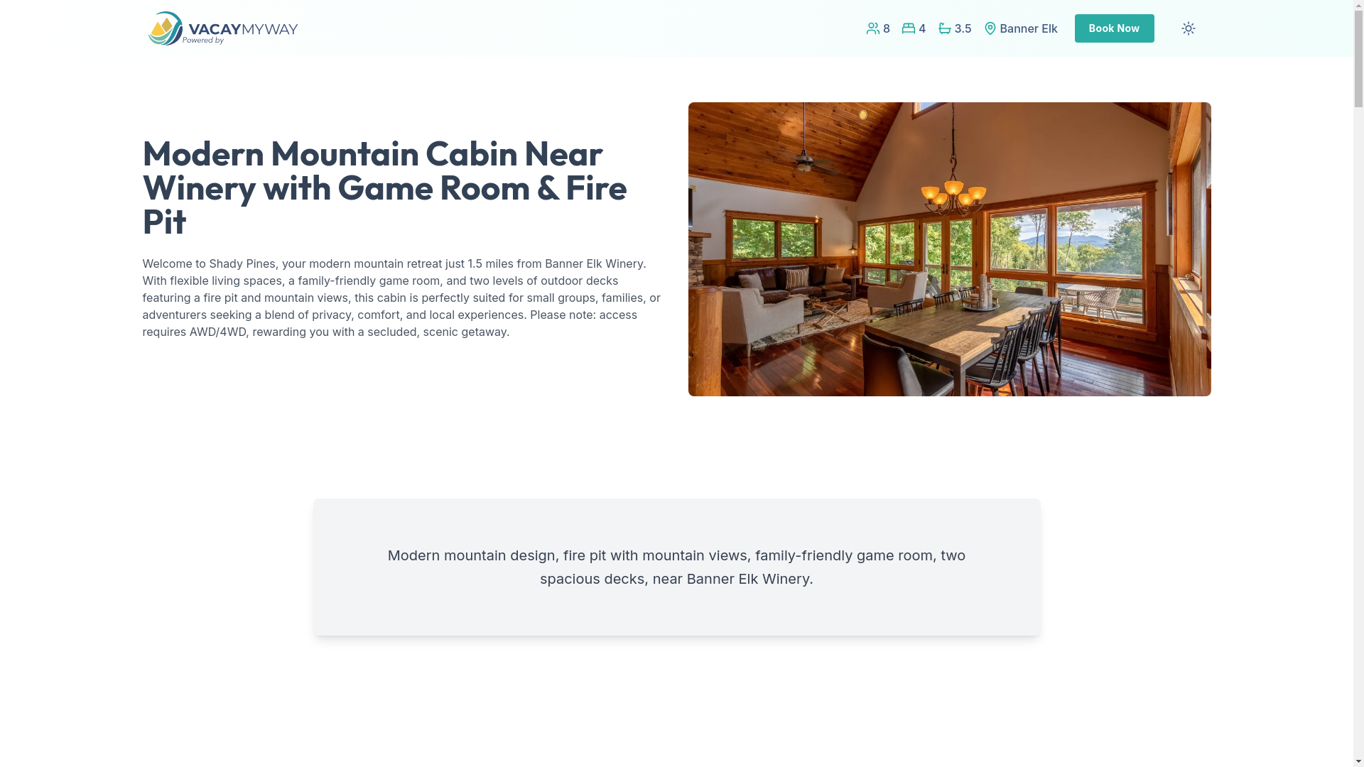 website screenshot of https://hikemountain.camp/