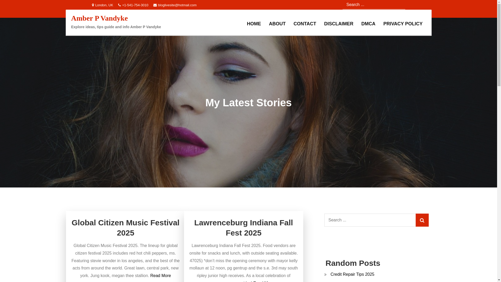 website screenshot of https://amberpvandykej.pages.dev/