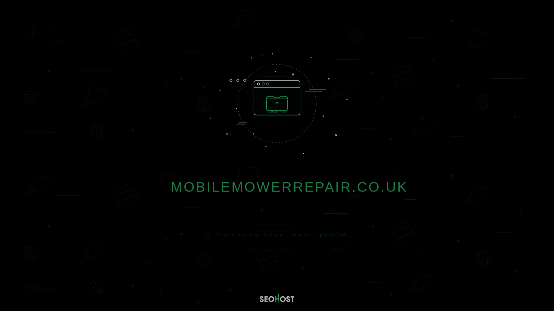 website screenshot of https://mobilemowerrepair.co.uk/