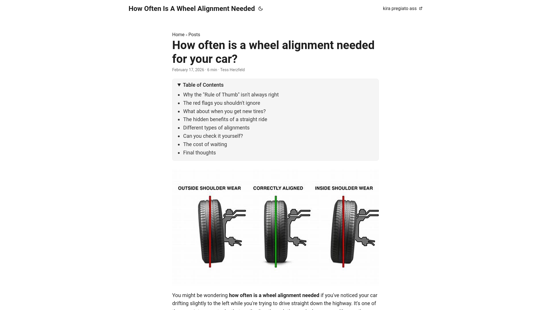 website screenshot of https://how-often-is-a-wheel-alignment-needed.pages.dev/