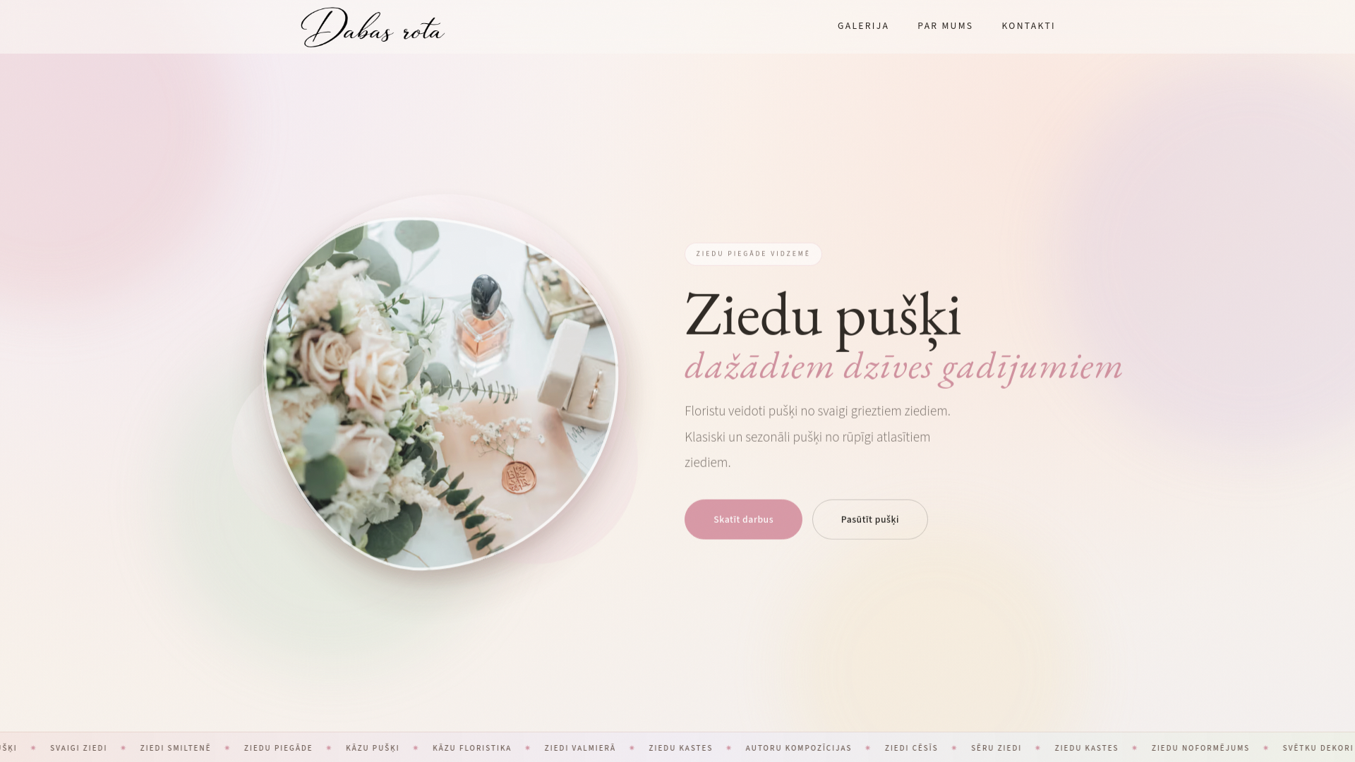 website screenshot of https://dabasrota.pages.dev/