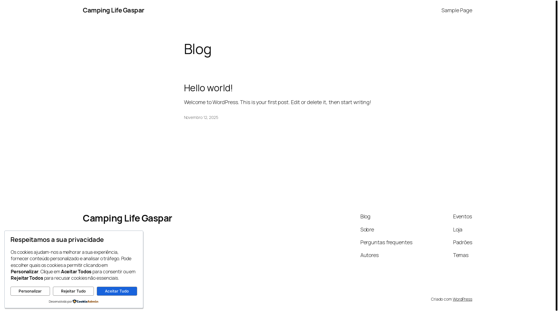 website screenshot of https://clgaspar.pt/
