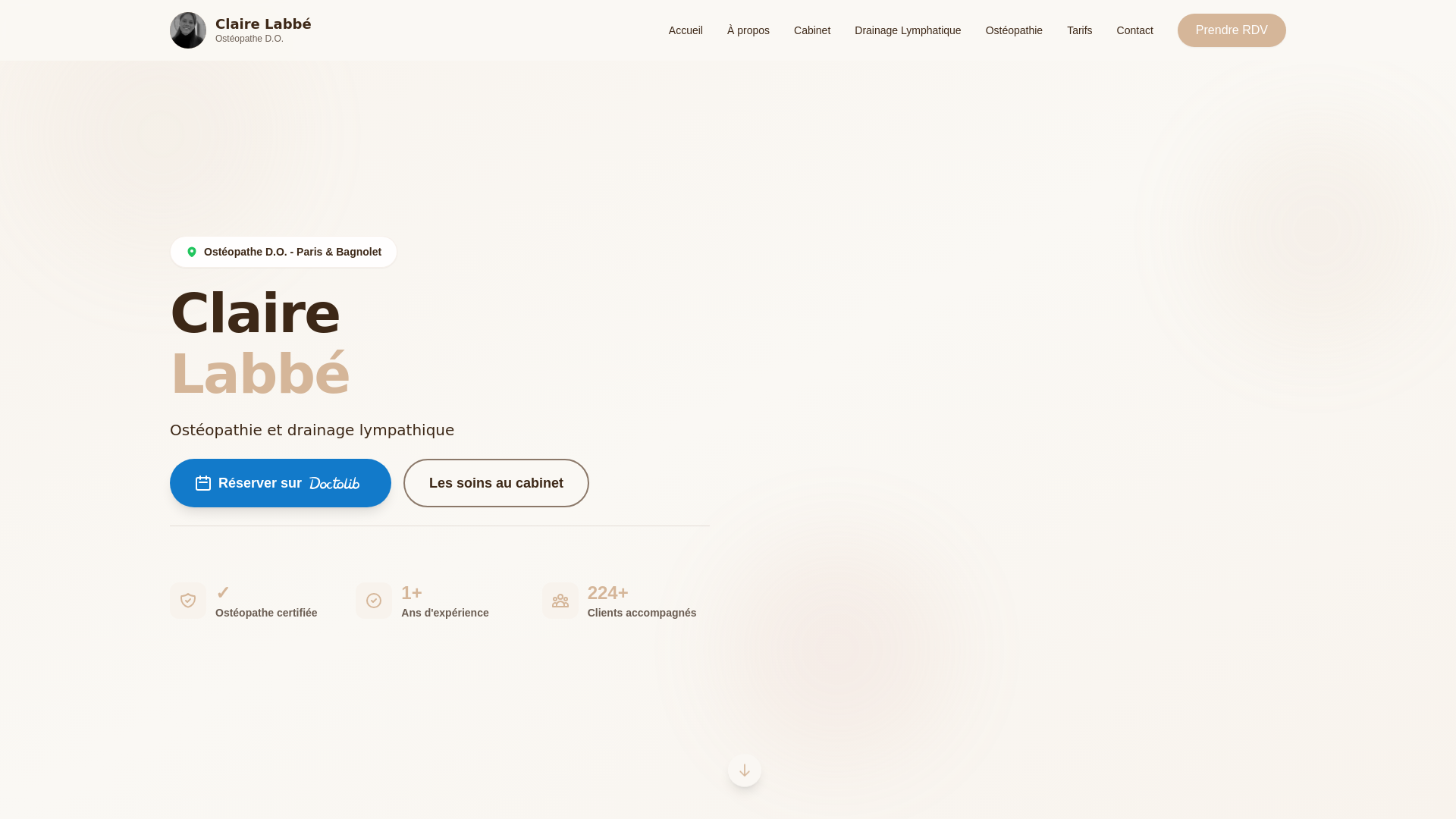 website screenshot of https://acl-website-clairelabbeosteopathe-bis.pages.dev/