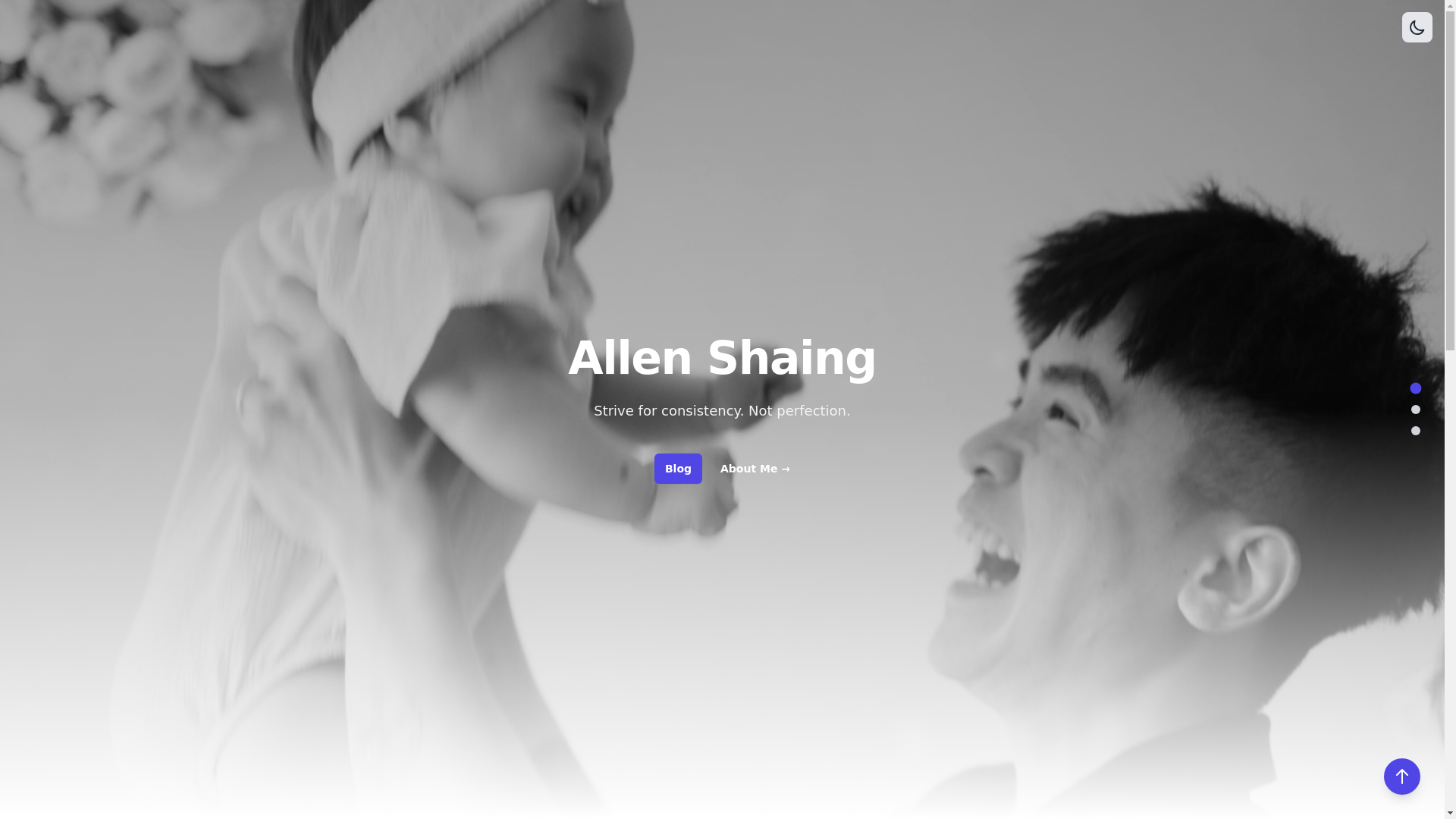 website screenshot of https://allenshaing-com.pages.dev/