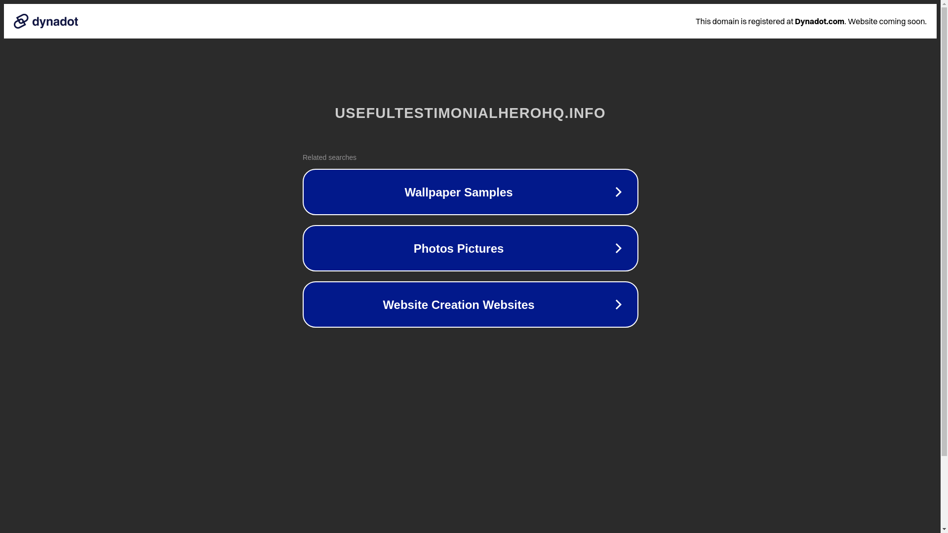 website screenshot of https://usefultestimonialherohq.info/