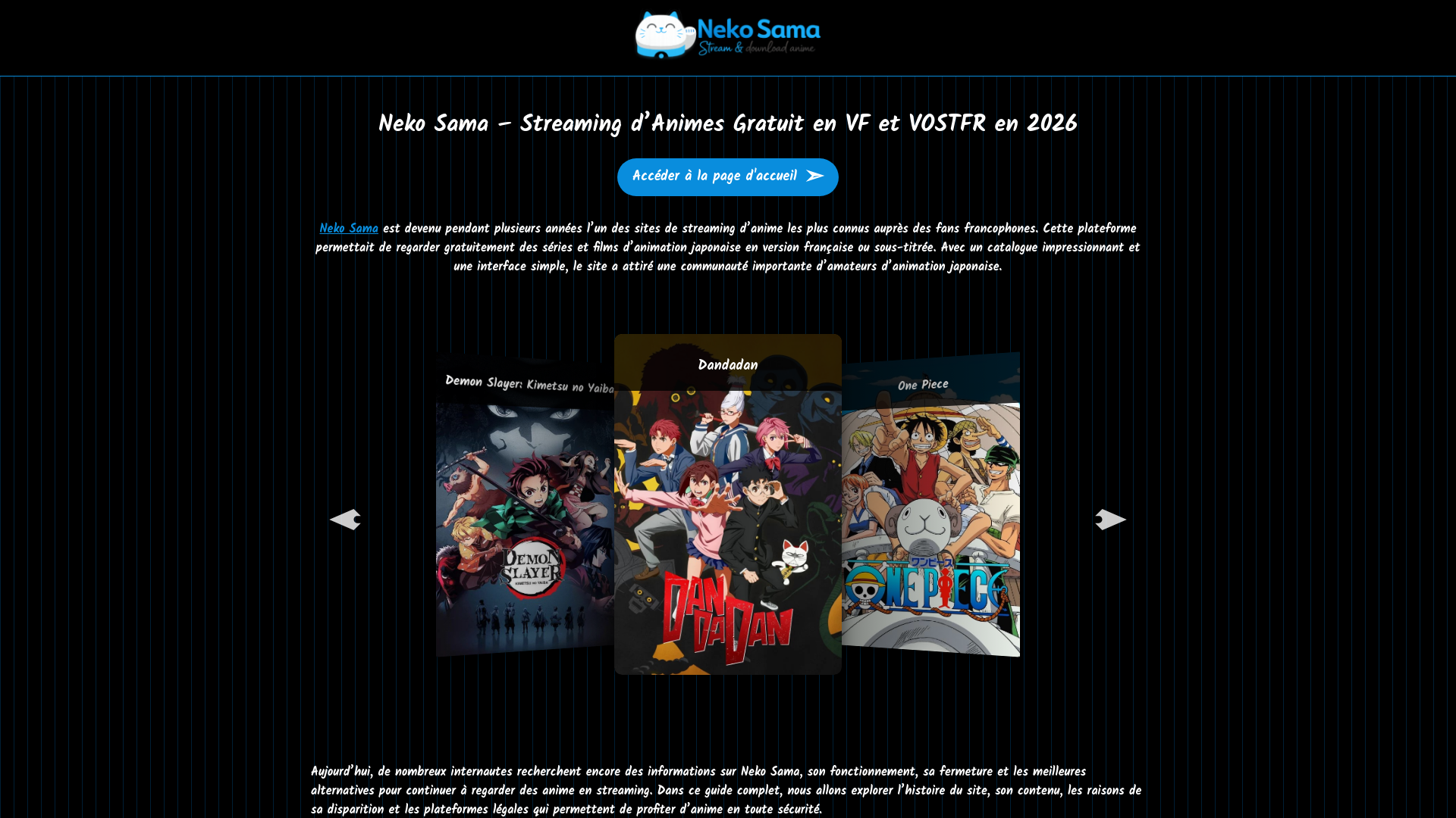 website screenshot of https://nekosama-com-1ct.pages.dev/
