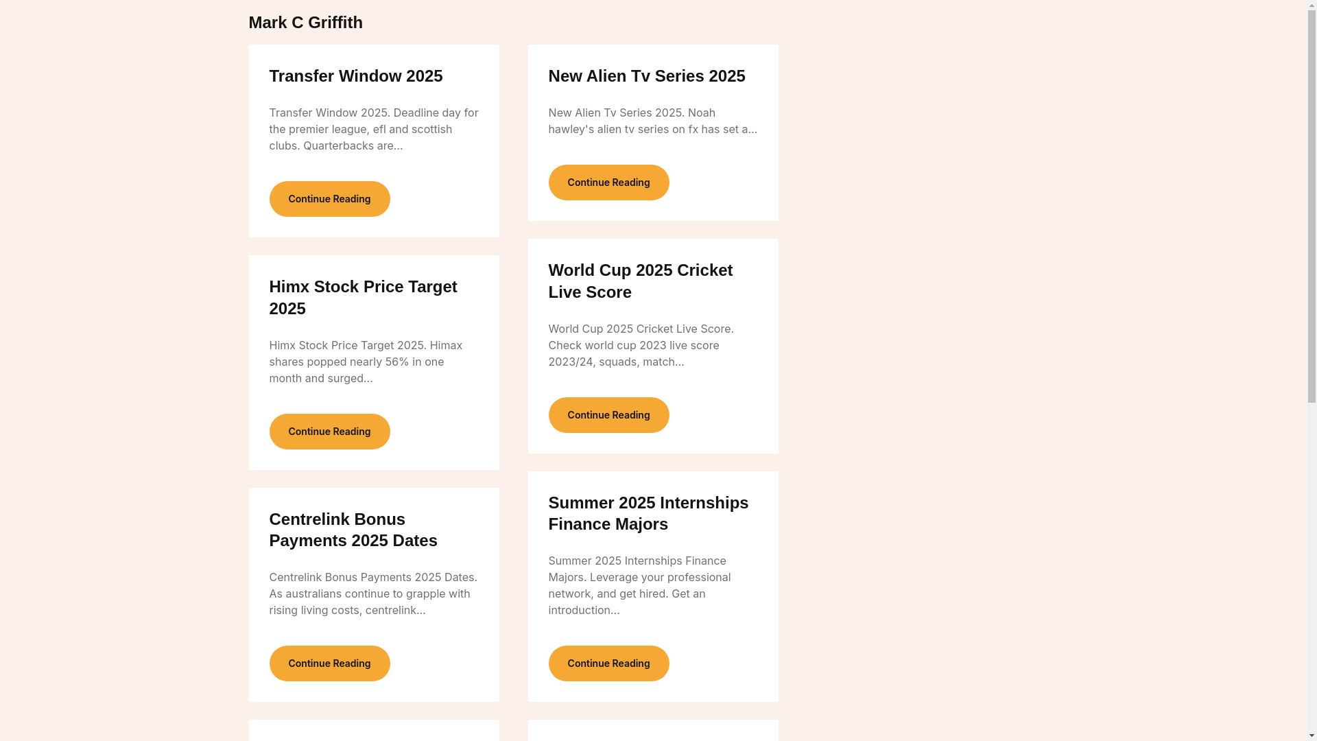 website screenshot of https://markcgriffithc.pages.dev/