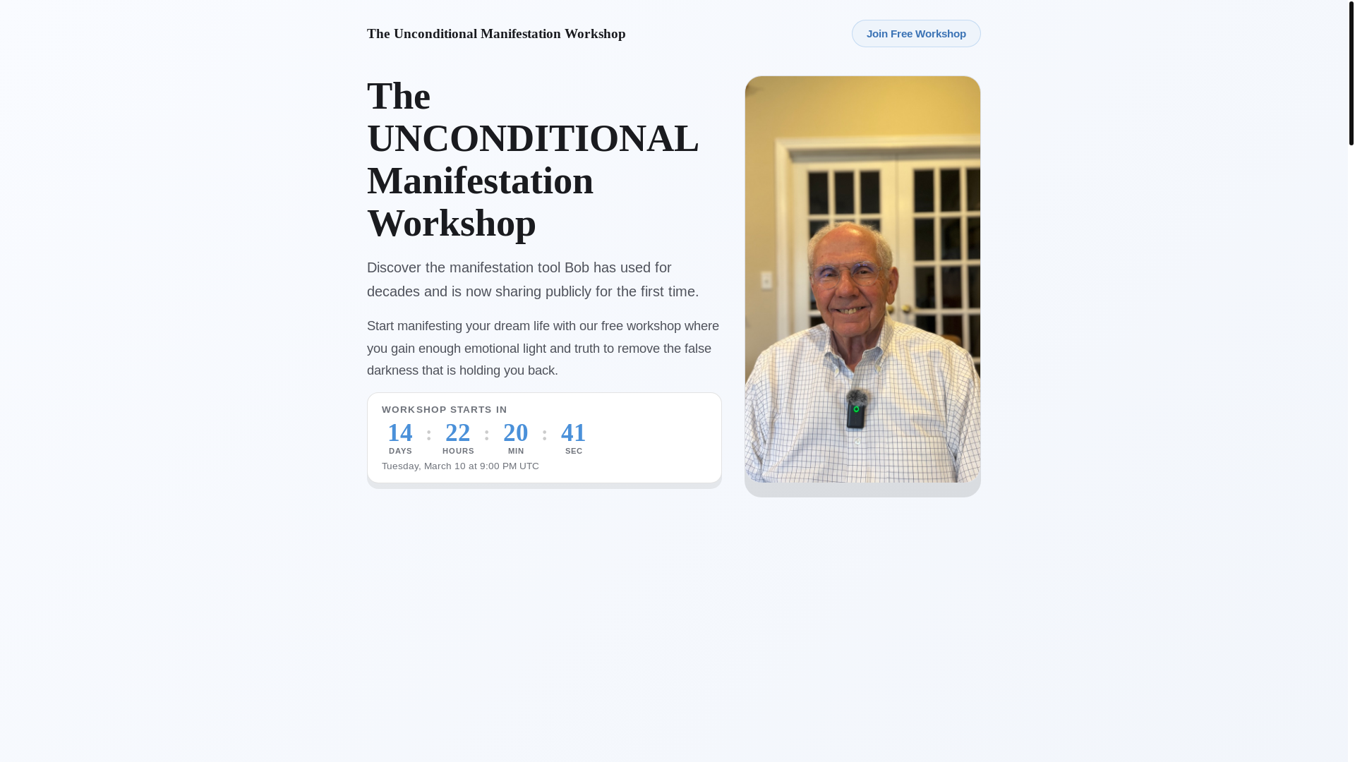 website screenshot of https://bobraybould.com/